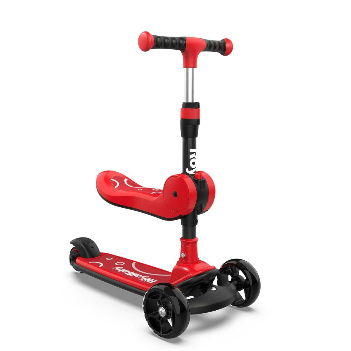 Royalbaby_Kids_Scooter_Boys_Girls_Ride_On_Toy_Push_Brake_Adjustable_Seat_3_Wheel_Red_Colour_Default_Title