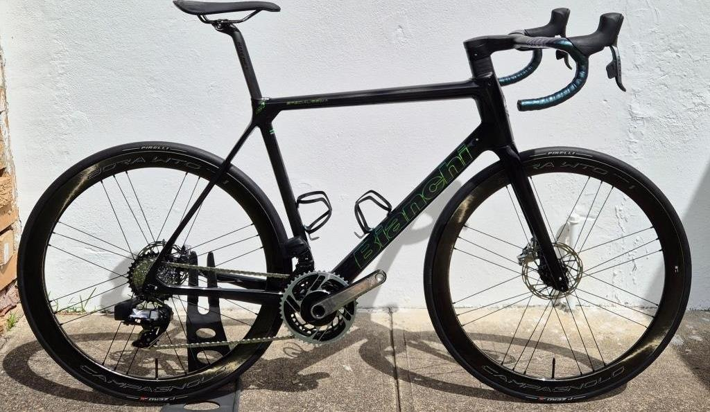 NEW!_Bianchi_Specialissima_CV_Disc!_XL._Red_AXS_12s!_Bora_WTO!