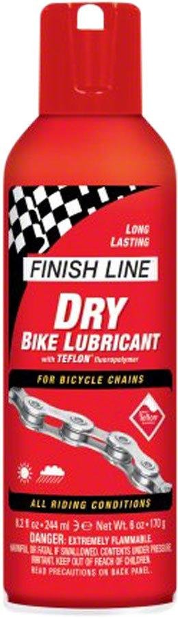 Finish Line Dry Lubricant w/Teflon (8-ounce Spray) | BikeExchange Finish Line Dry Lubricant w/Teflon (8-ounce Spray) | BikeExchange