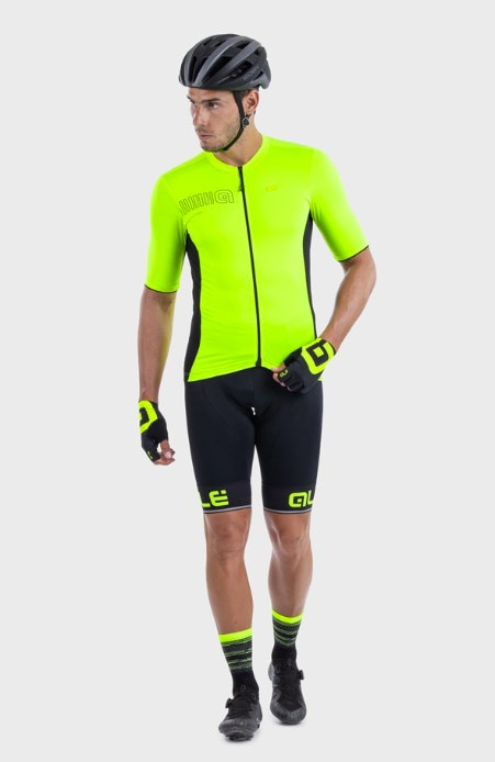 ALE_Colour_Block_Men's_Short_Sleeve_Jersey_-_Yellow