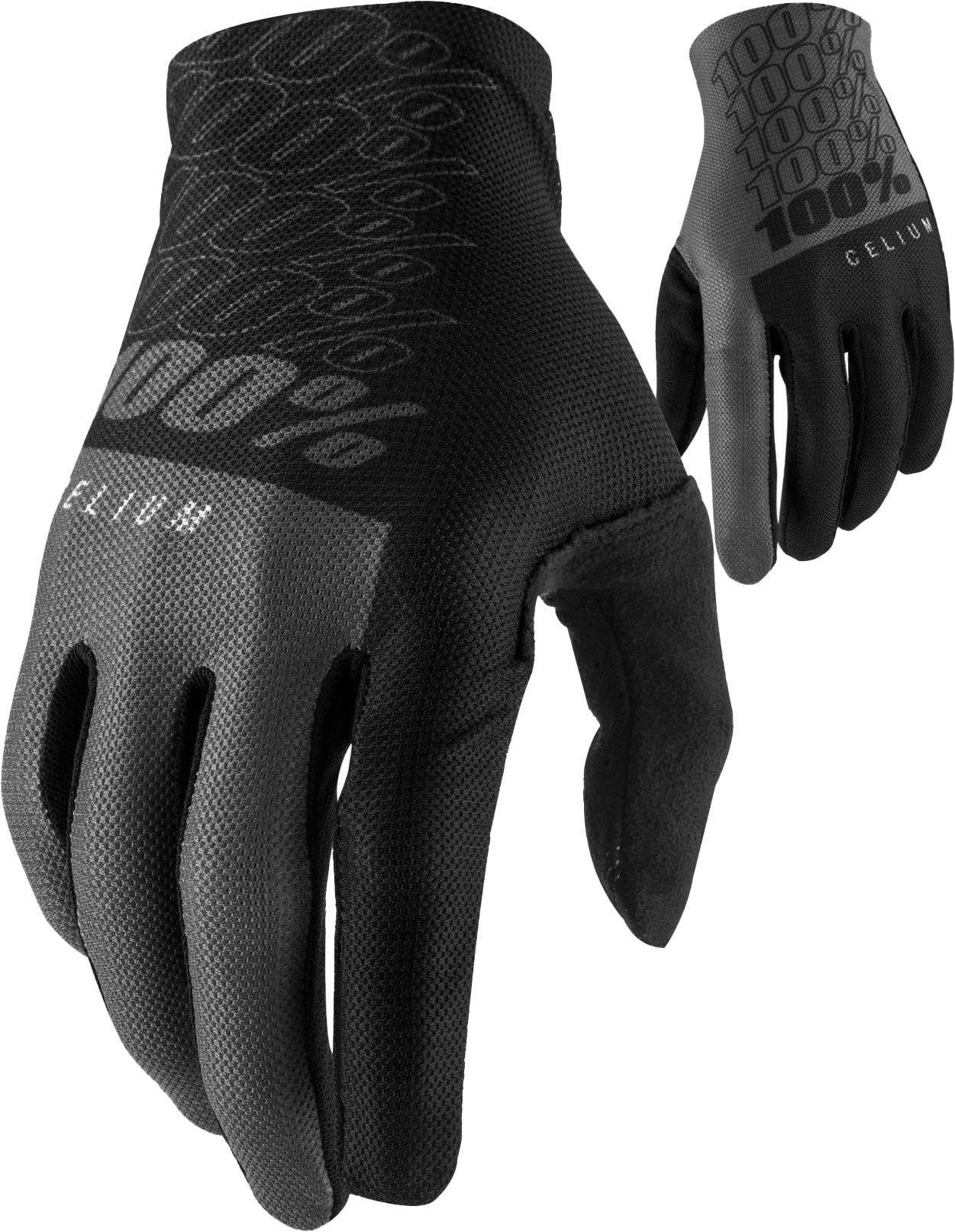 100%_Celium_Mens_MTB_Gloves_(S,_Black/Grey)