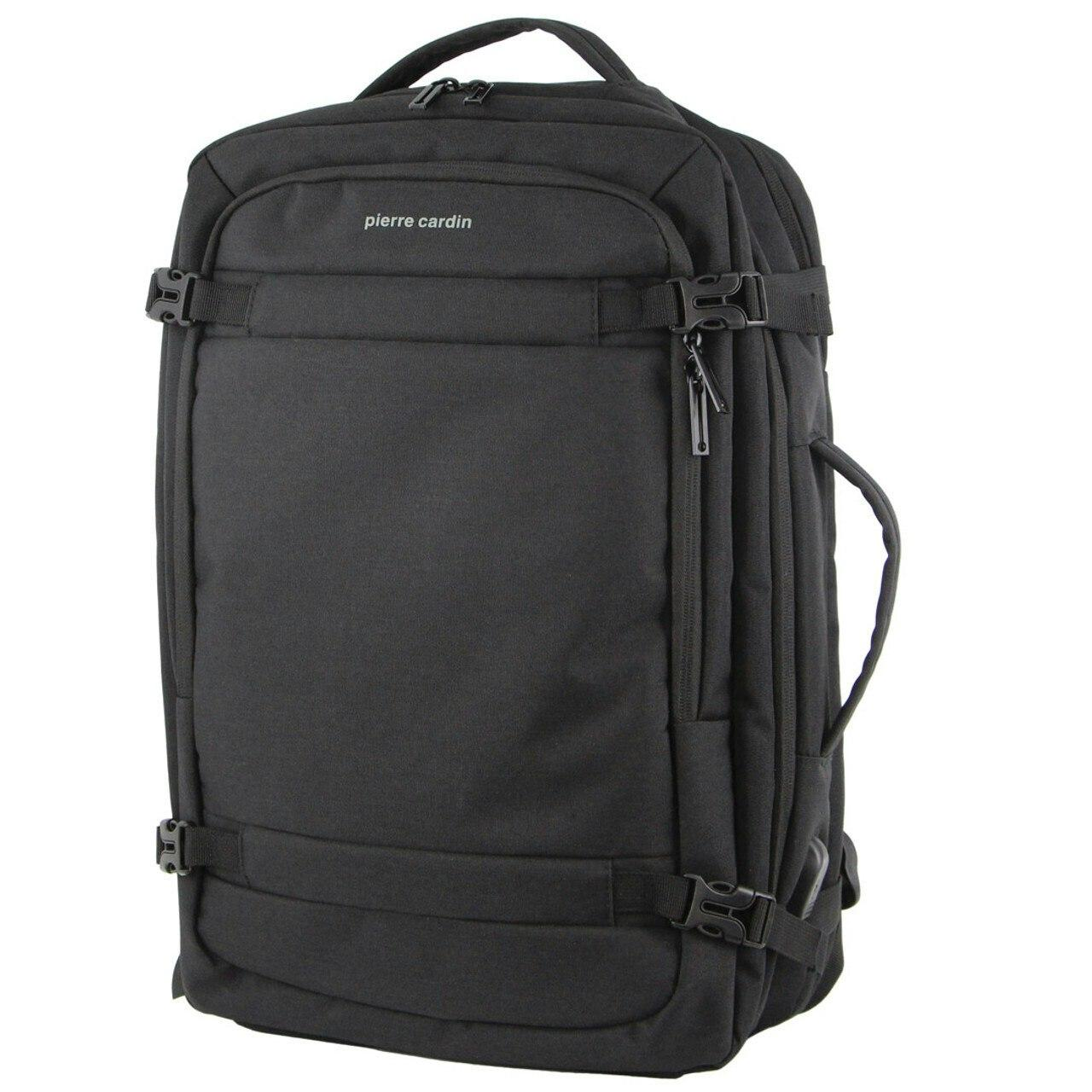 Pierre_Cardin_Mens_Travel_&_Business_Backpack_with_Built-in_USB_Port_-_Black_()