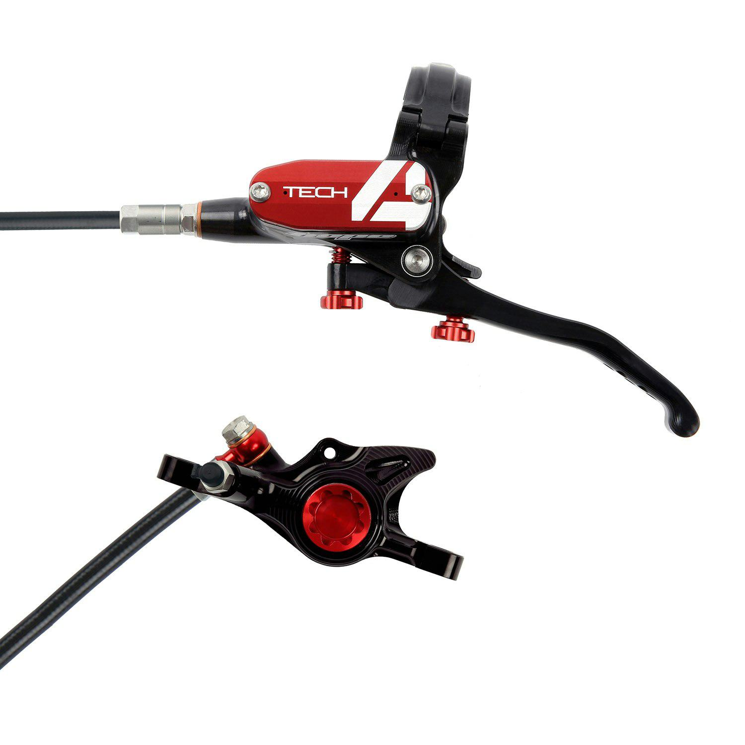 Tech4_X2_Brake_Black/Red_Rear