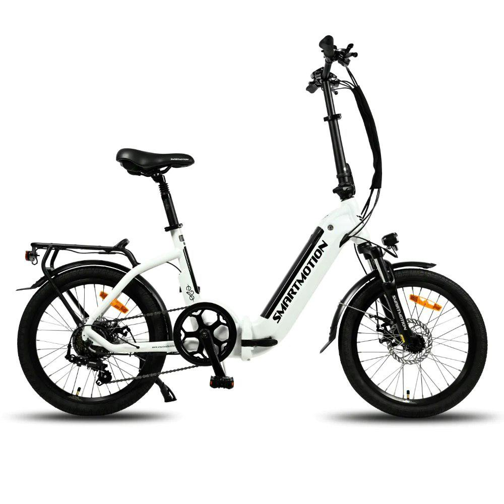 Smartmotion_E20_Step_Thru_Folding_Electric_Bike_White