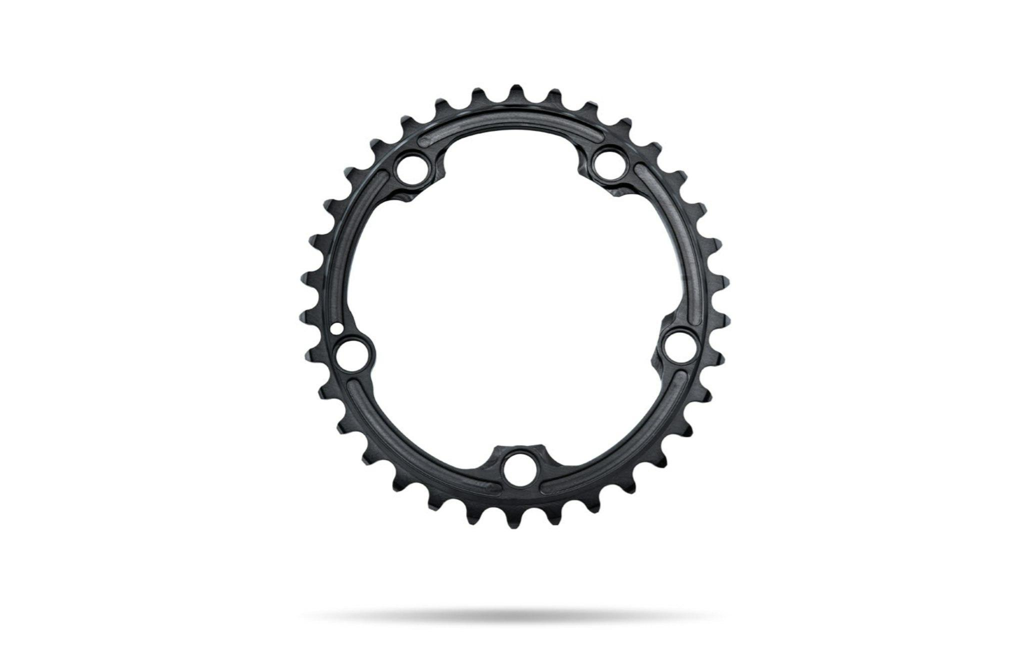 CHAINRING_OVAL_PREMIUM_110BCD_(SRAM)_5_HOLE_2X_BLACK_50T