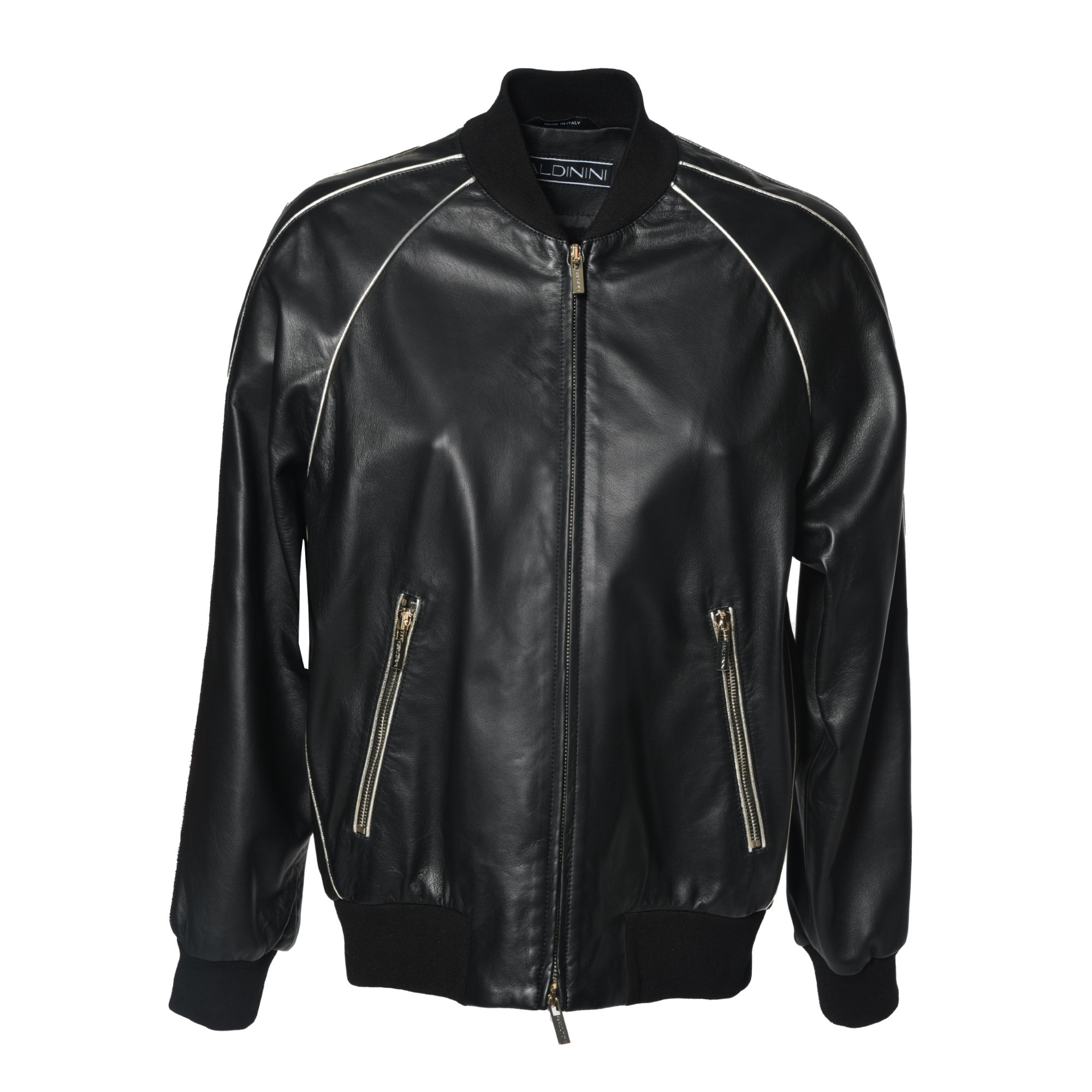 Jacket in black nappa leather image