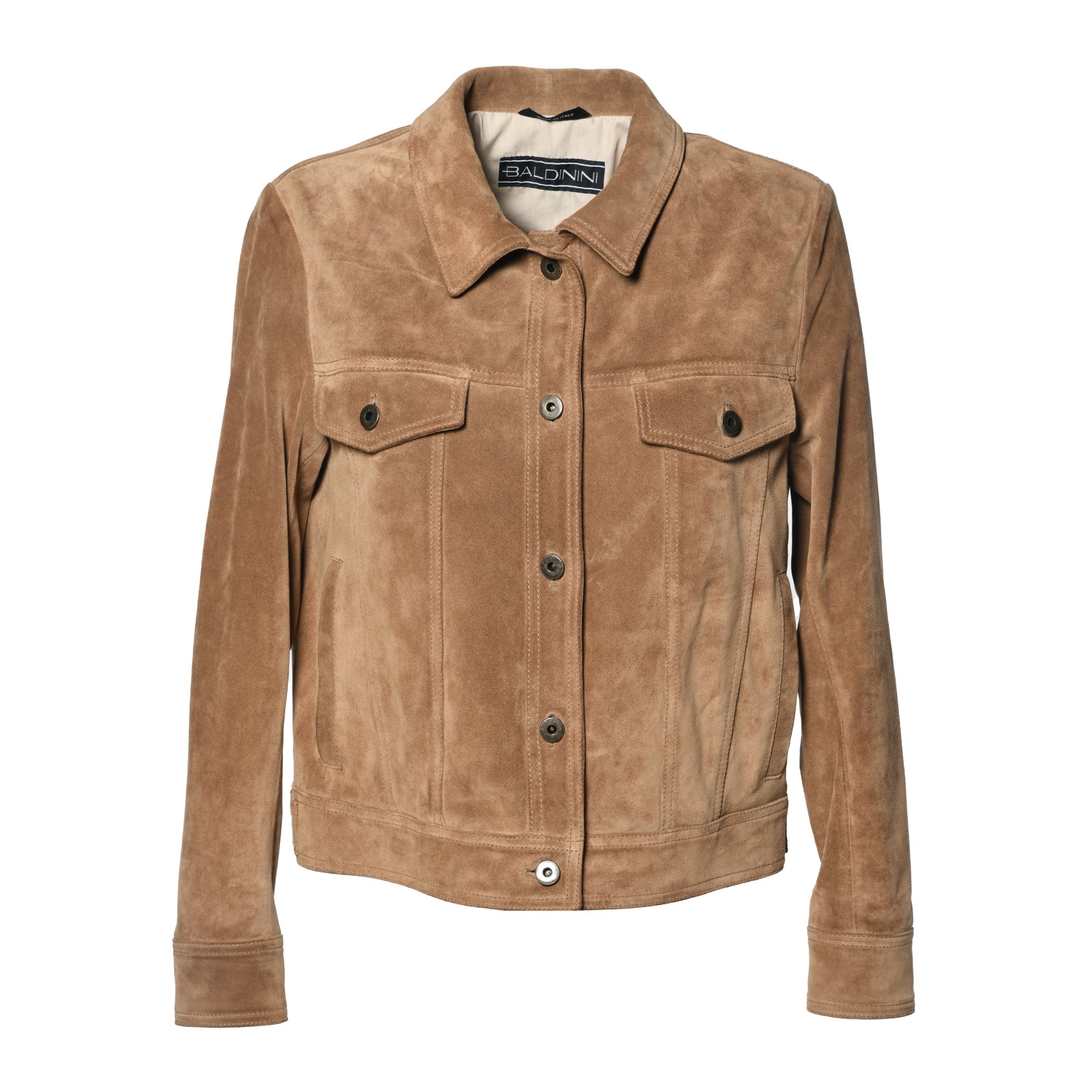 Leather suede jacket image
