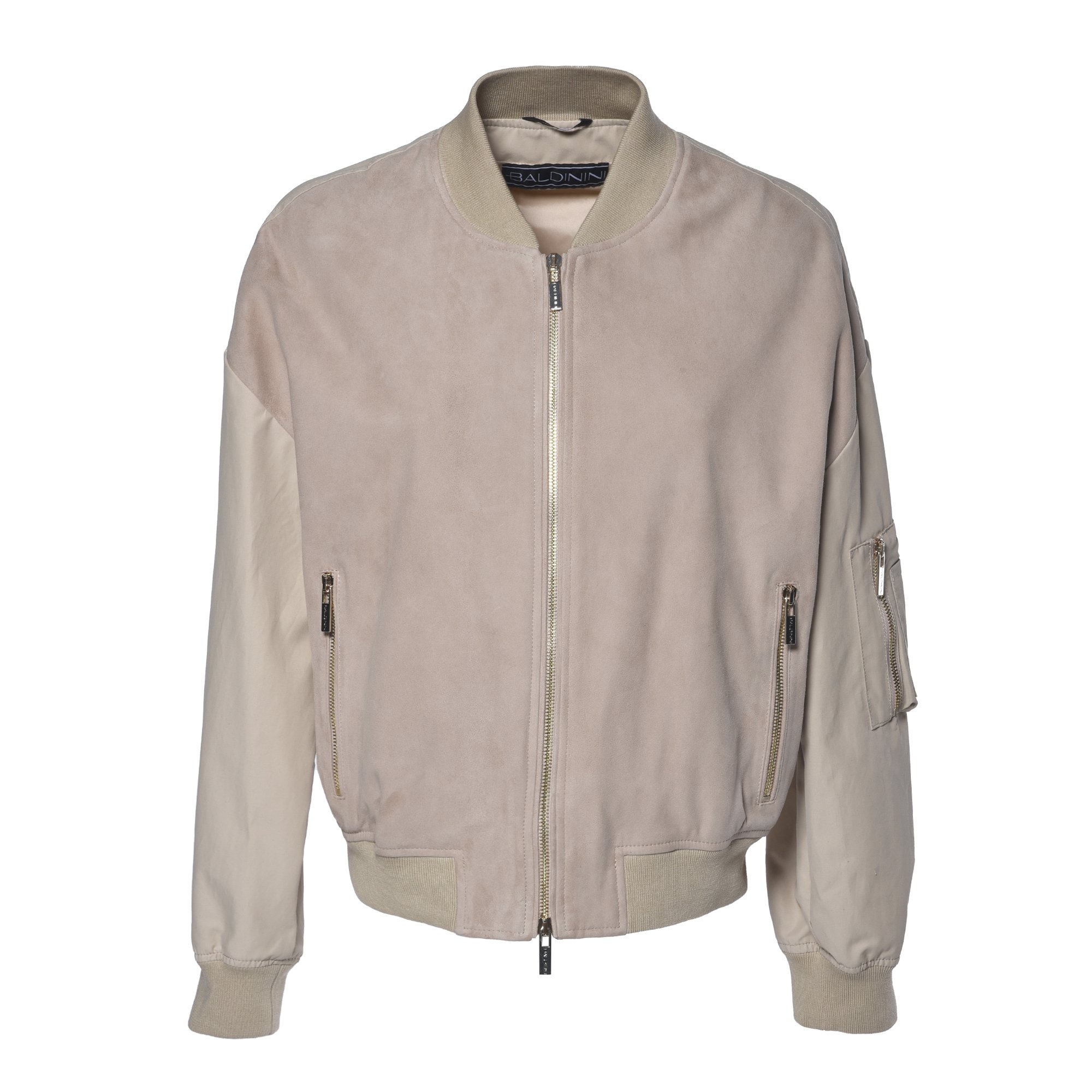 Jacket in beige fabric image