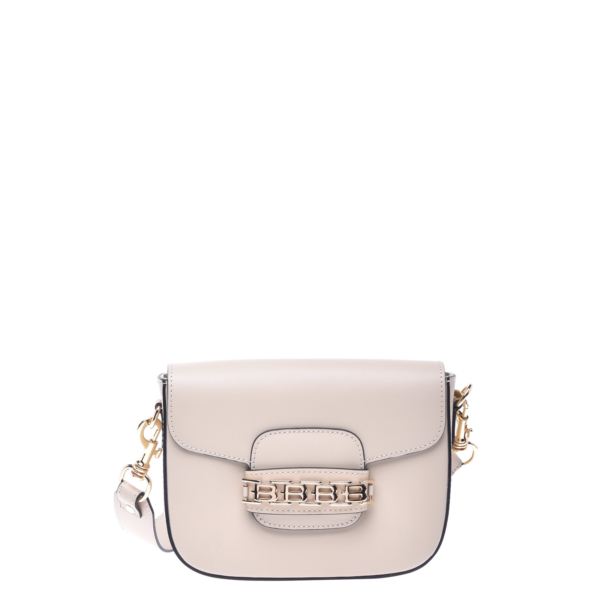 Vanilla leather shoulder bag image