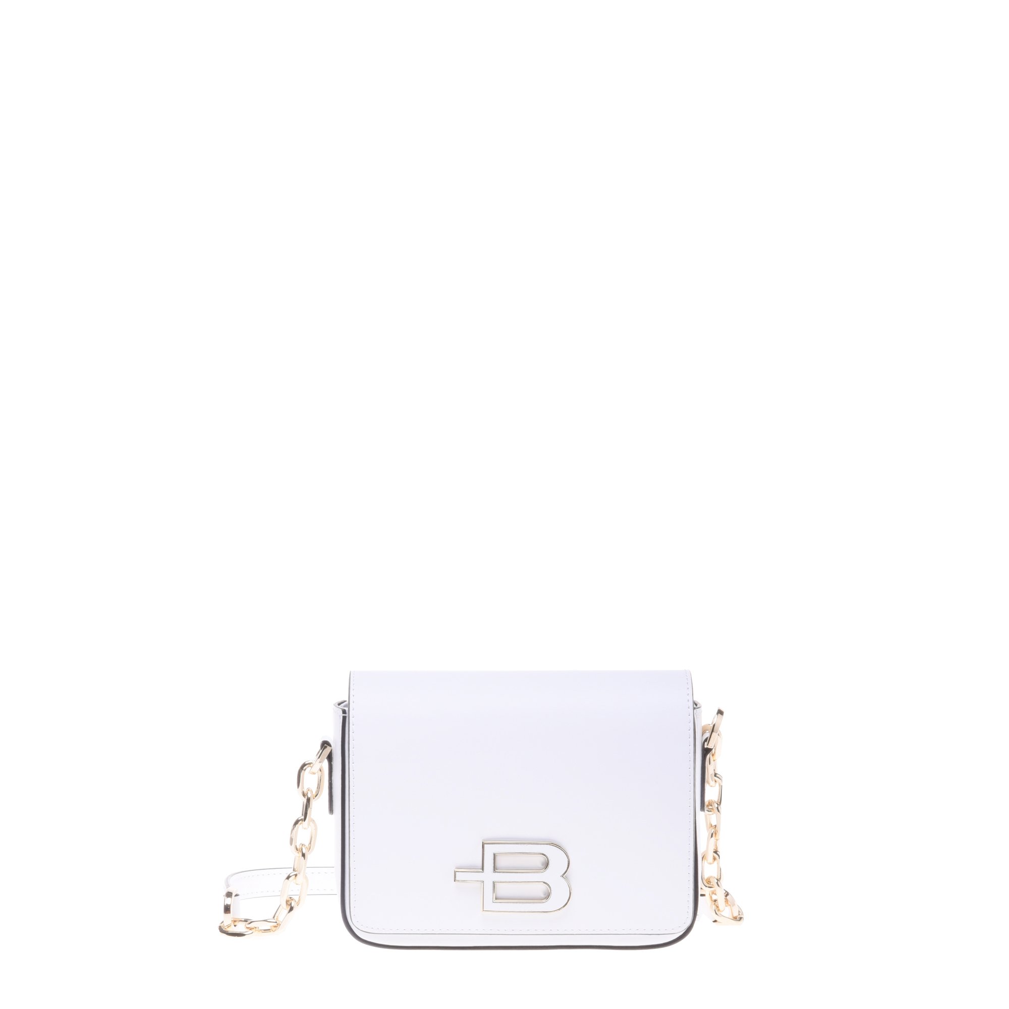 White leather shoulder bag image