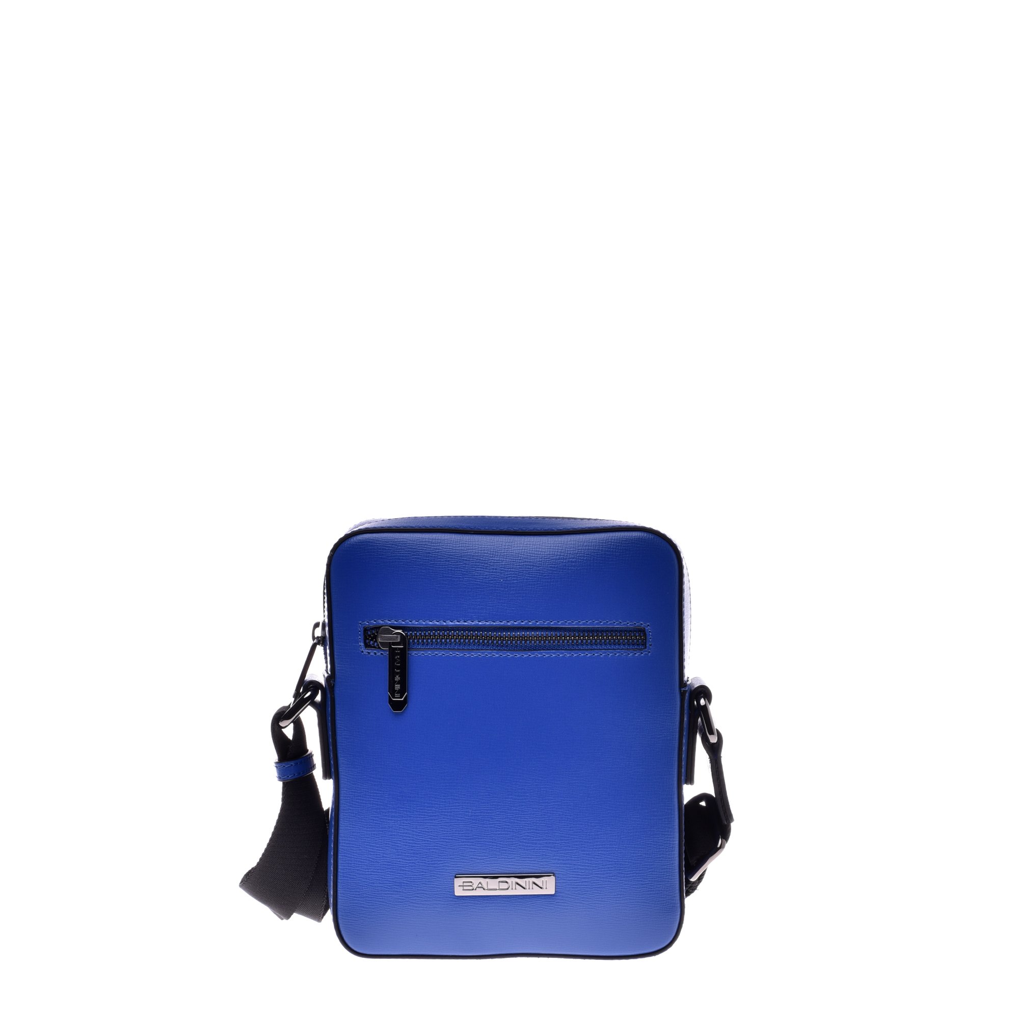 Crossbody bag in electric blue saffiano image