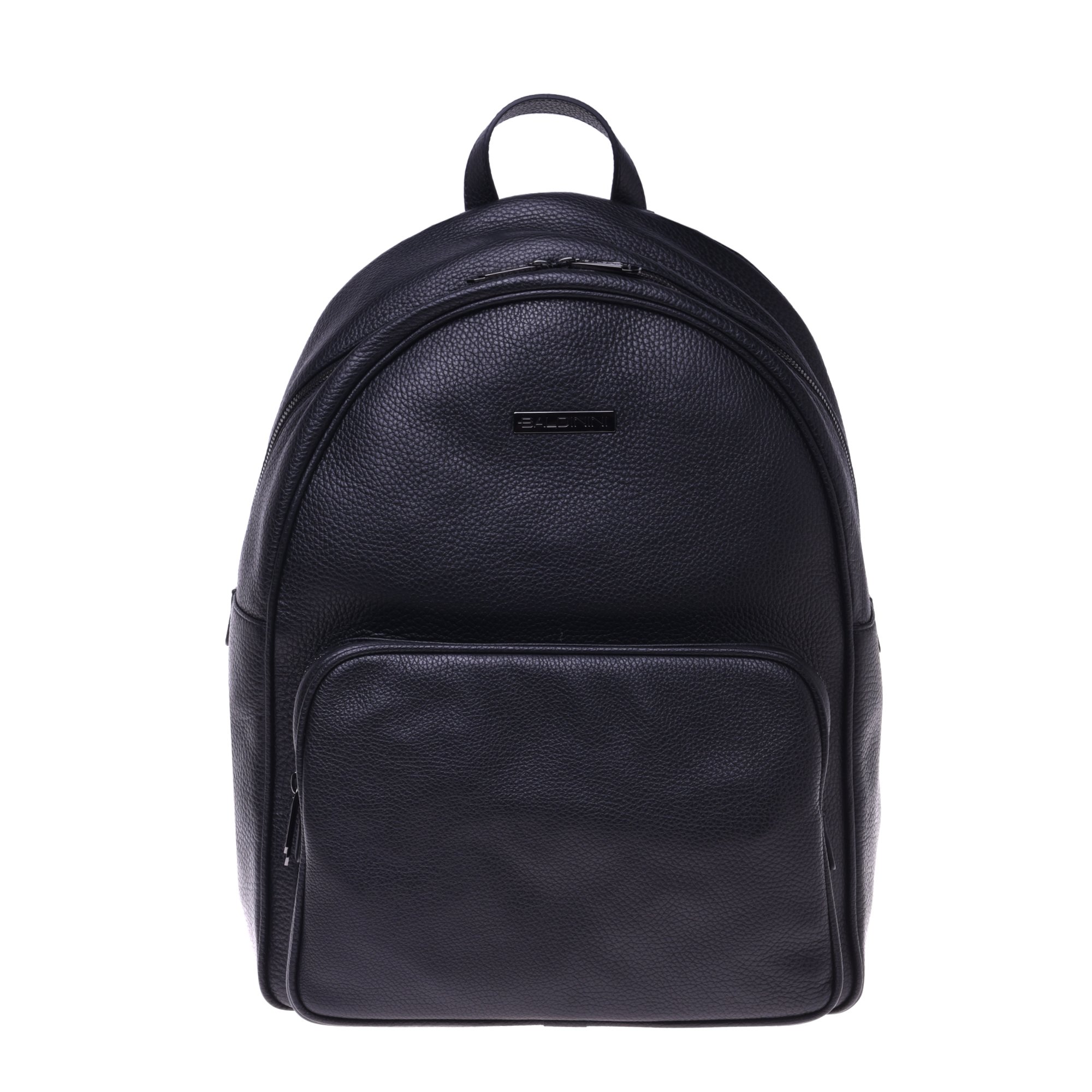 Backpack in blue tumbled leather image