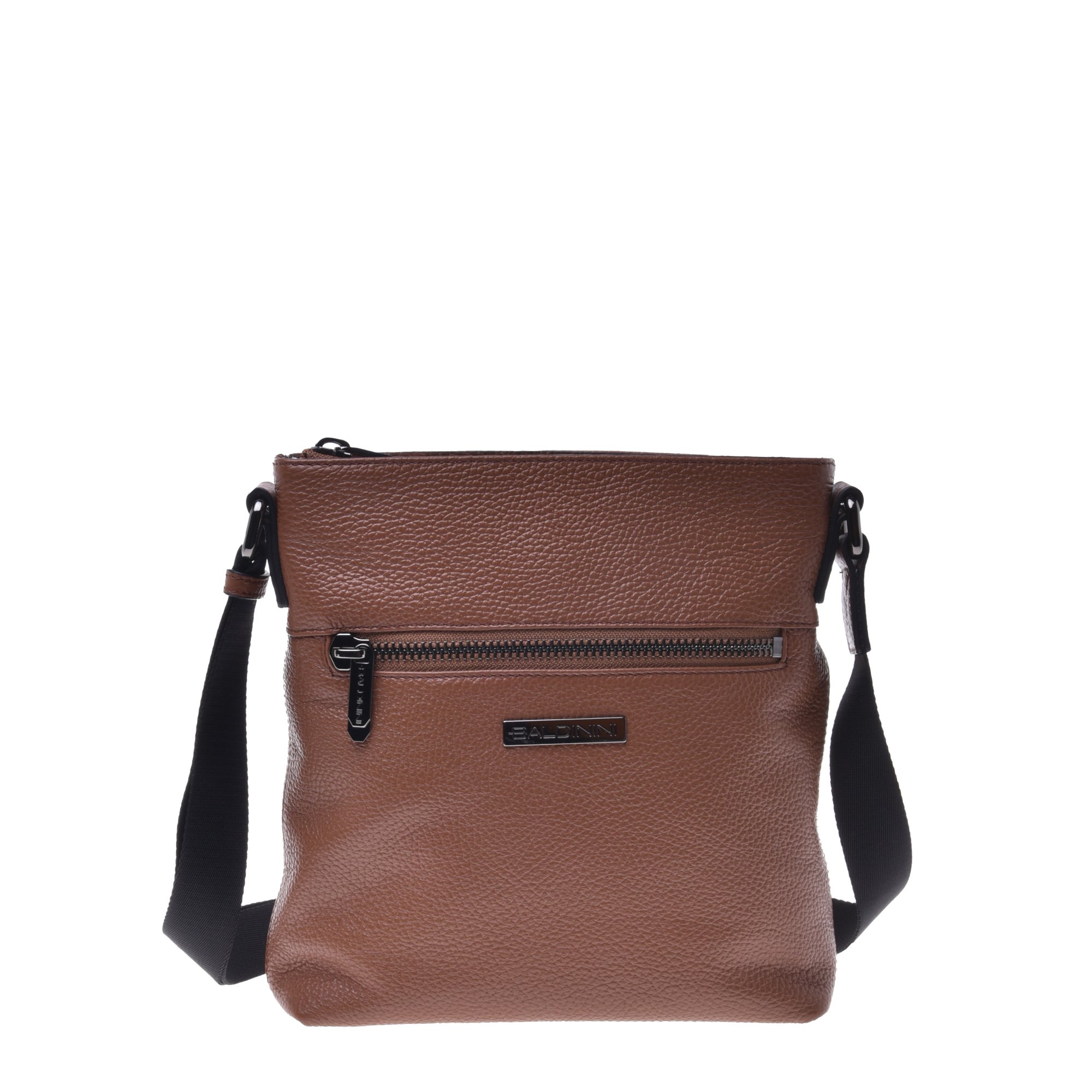 Crossbody bag in tumbled leather image