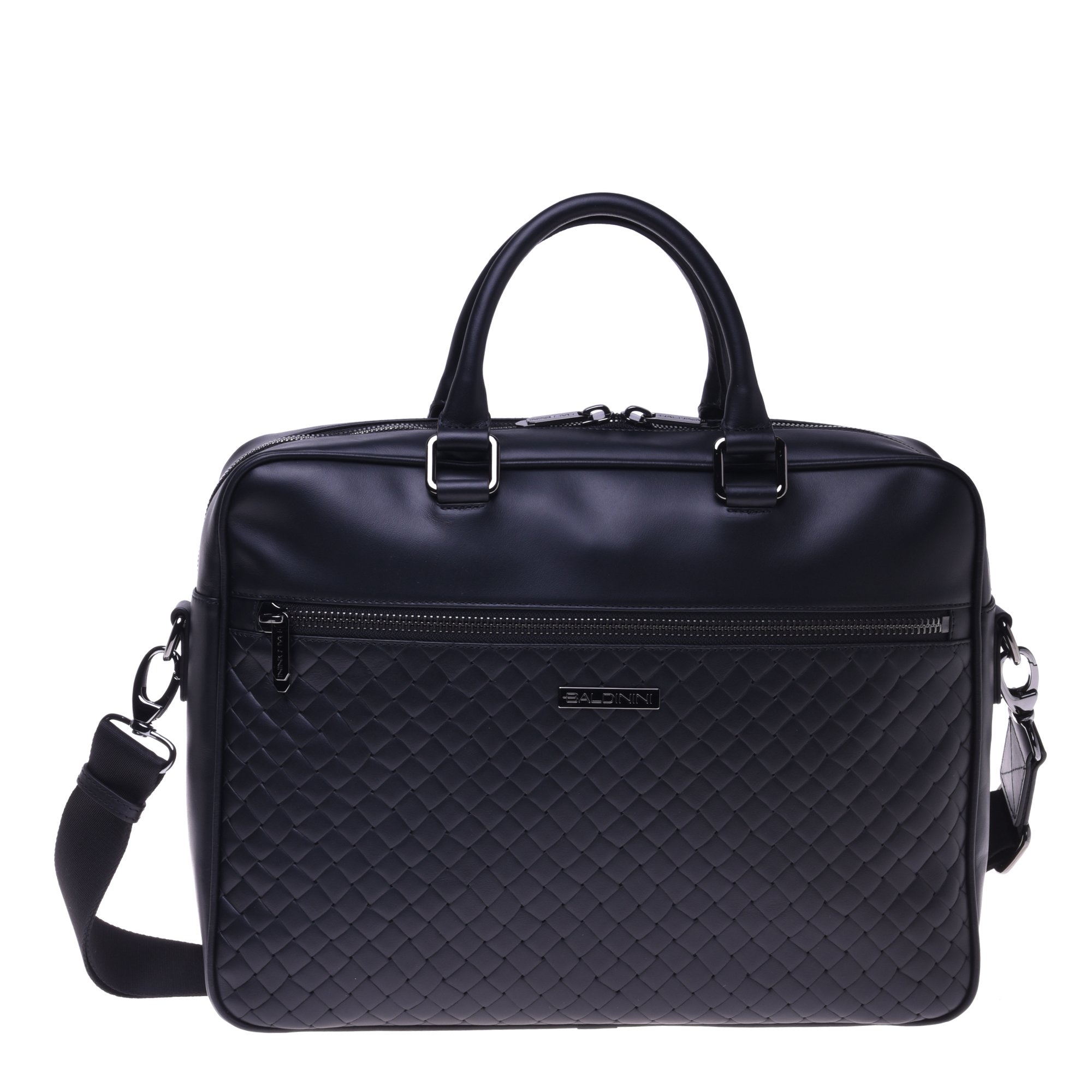 Professional bag with black braided print image