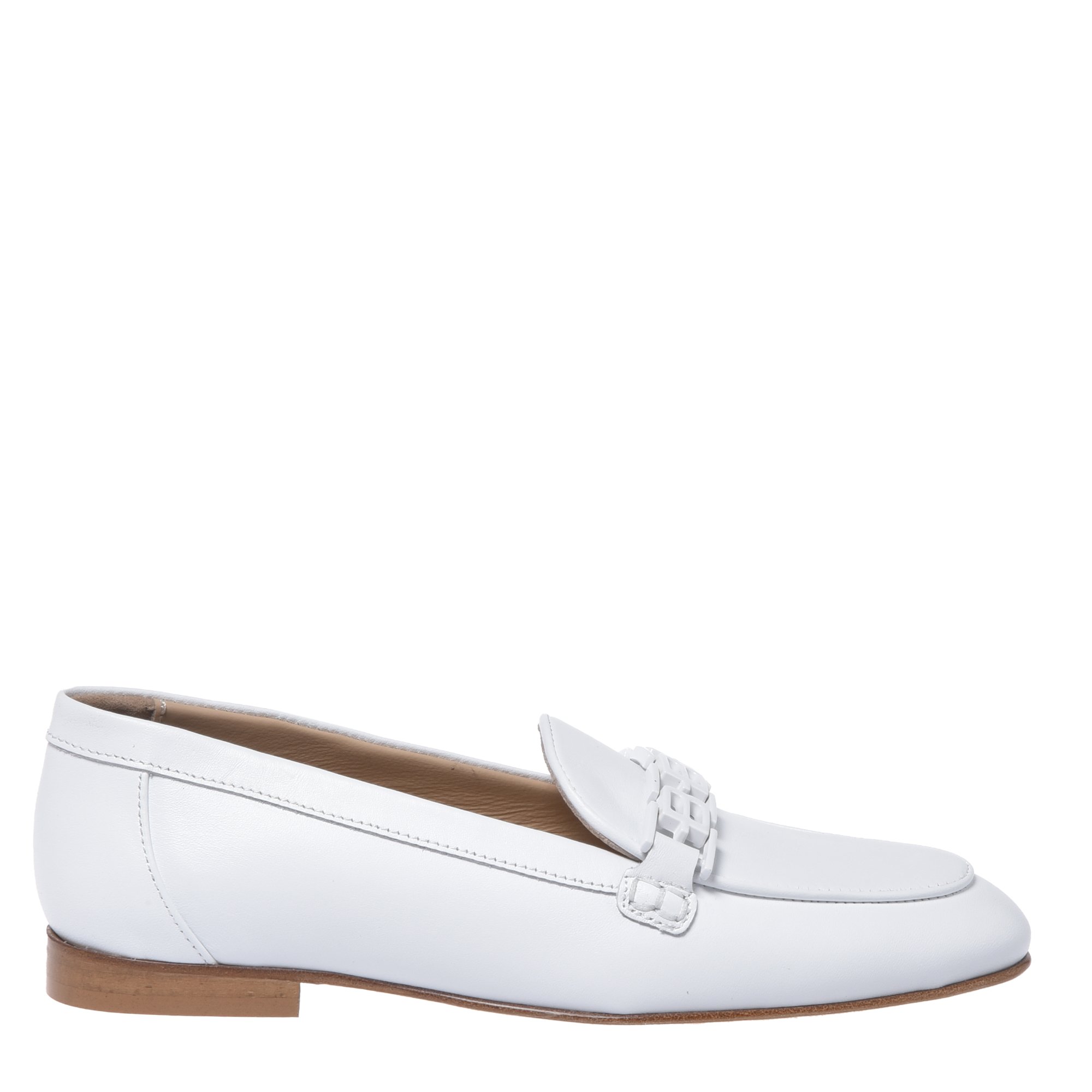 White leather loafer image
