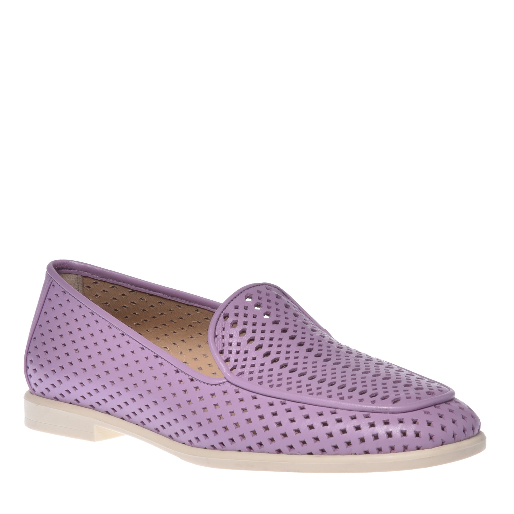 Loafer in lilac calfskin image