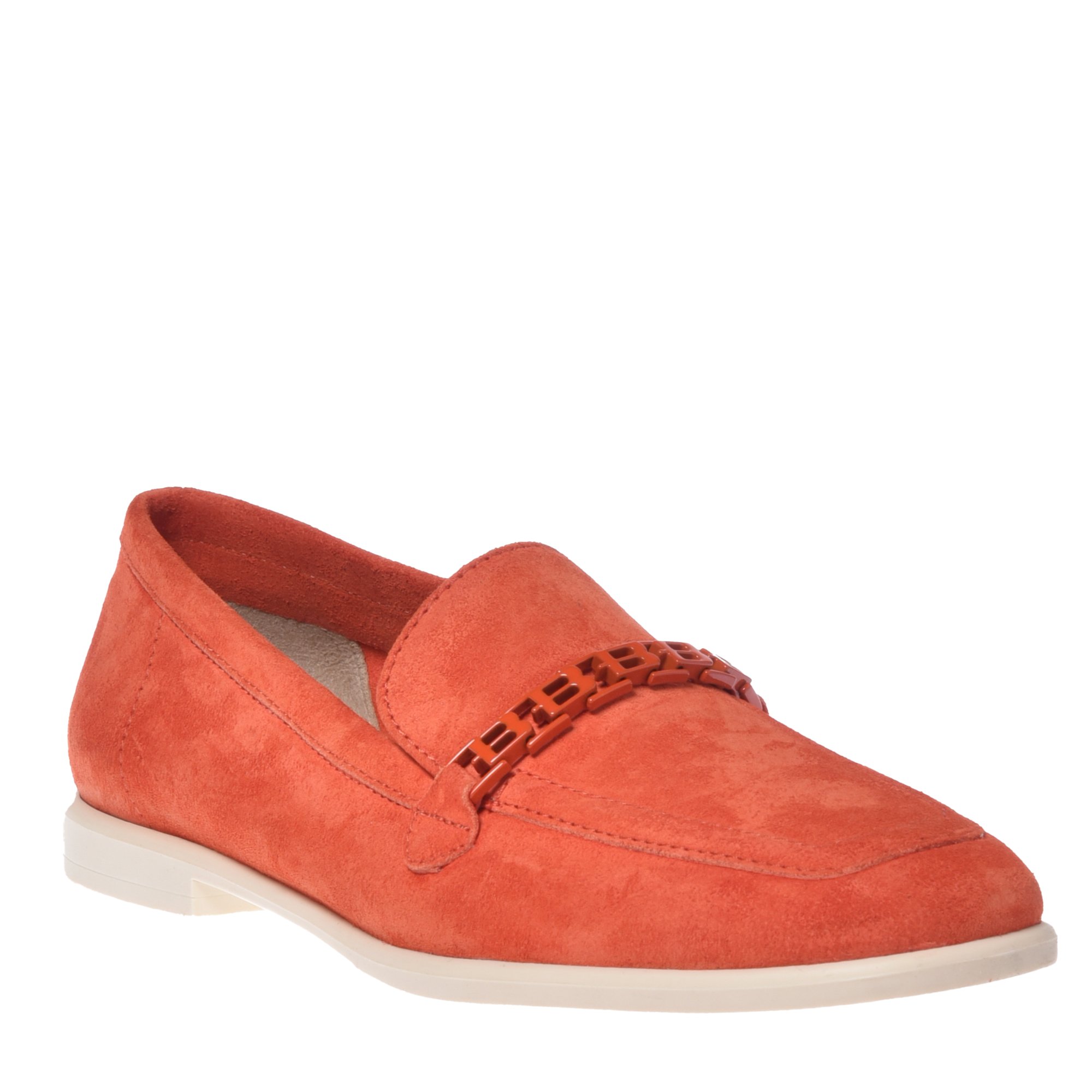 Loafer in orange suede image