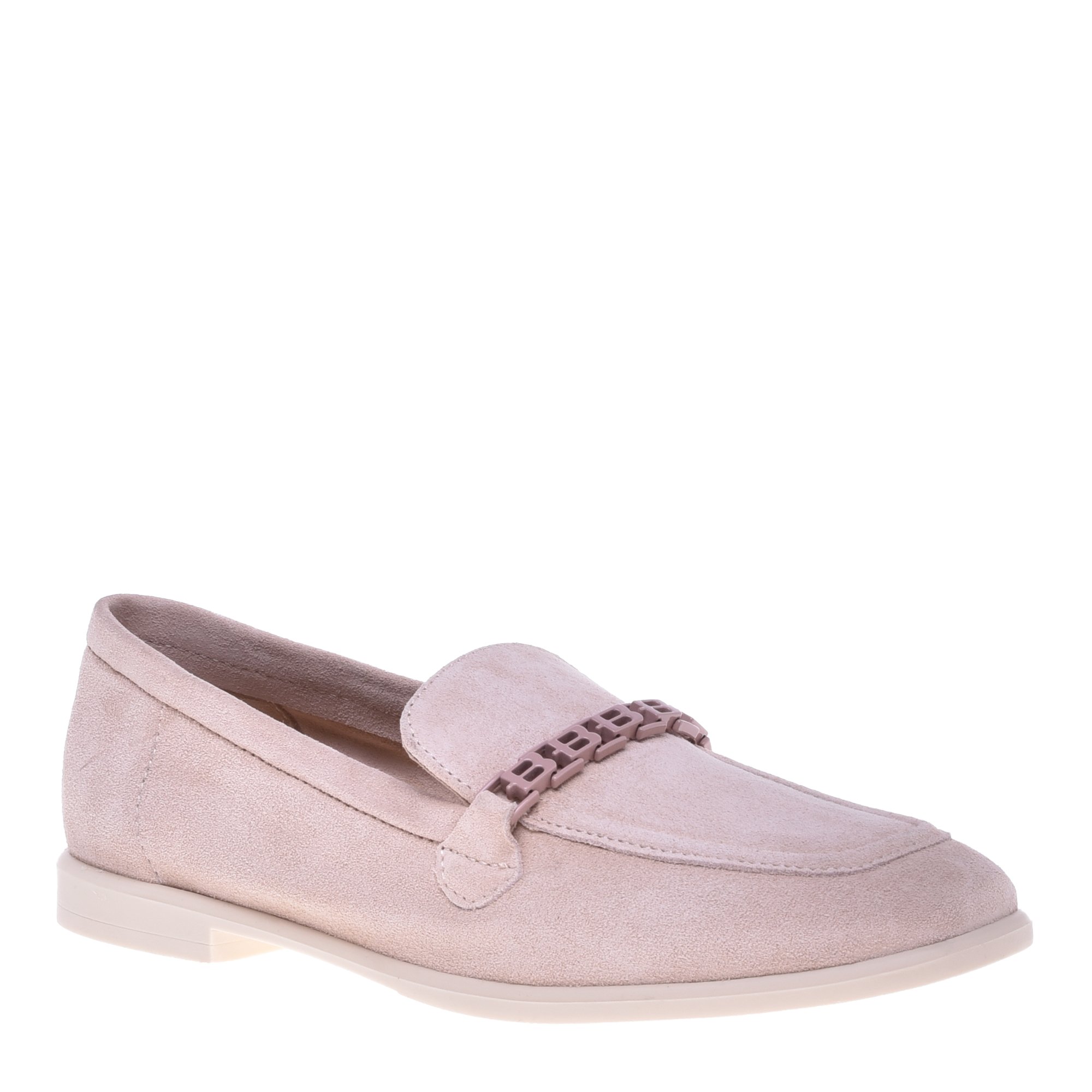 Loafer in nude suede image