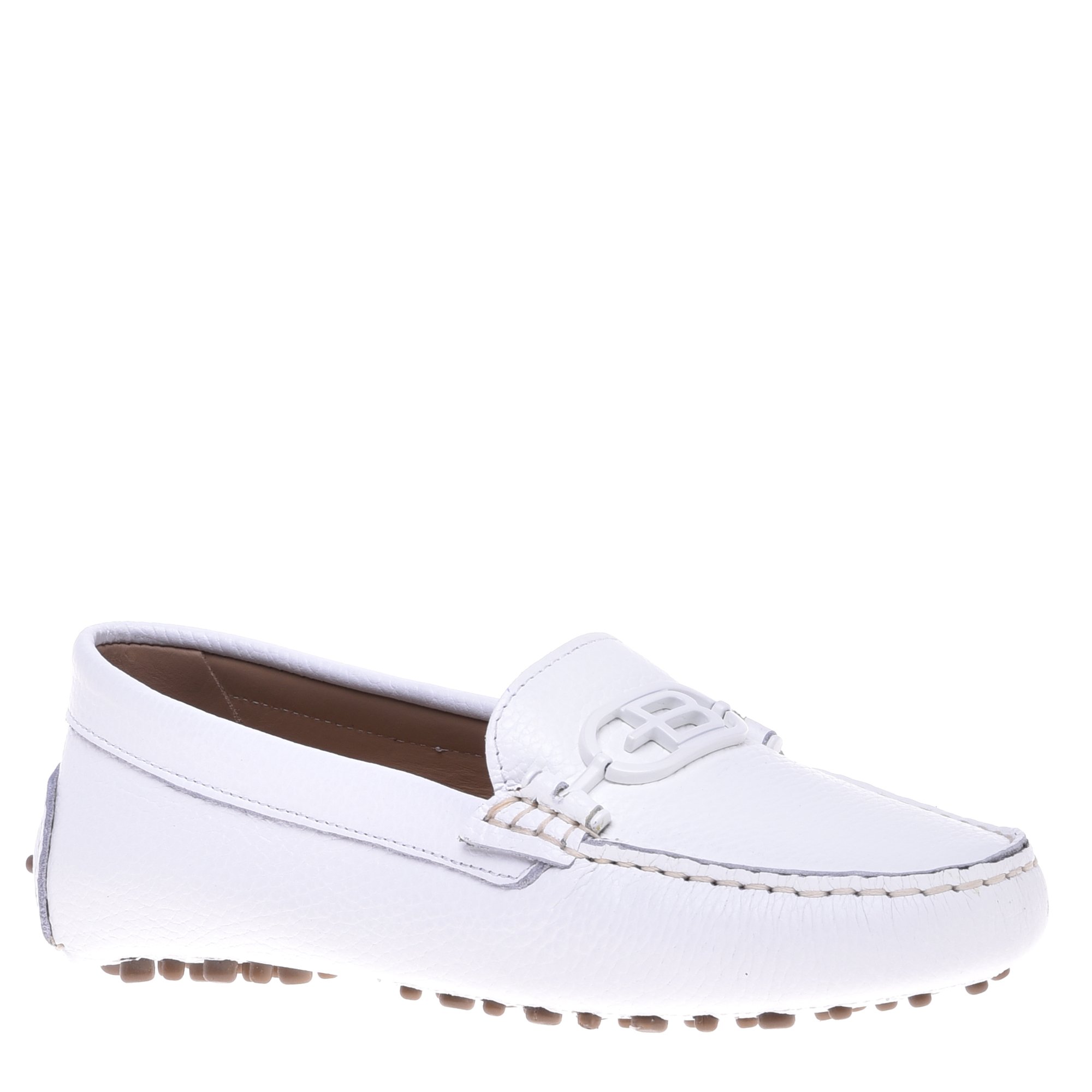 Loafer in white tumbled leather image