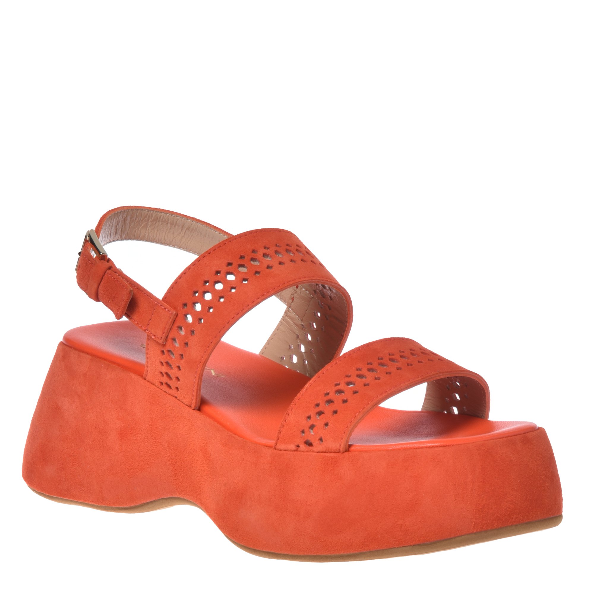 Sandal in orange suede image