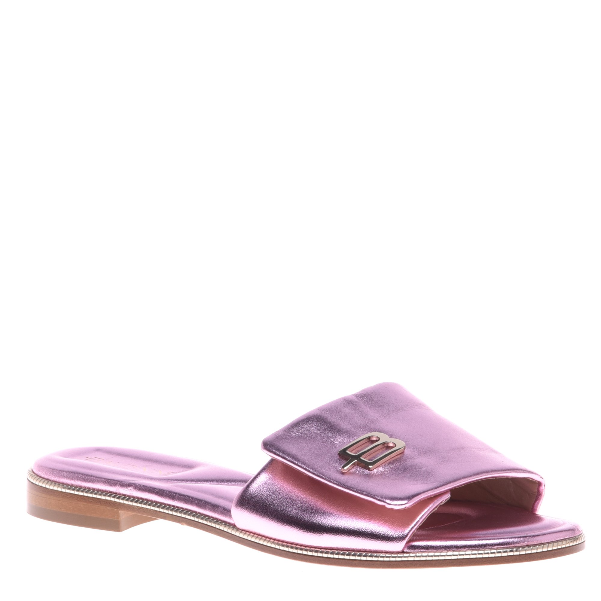 Slipper in pink nappa leather image