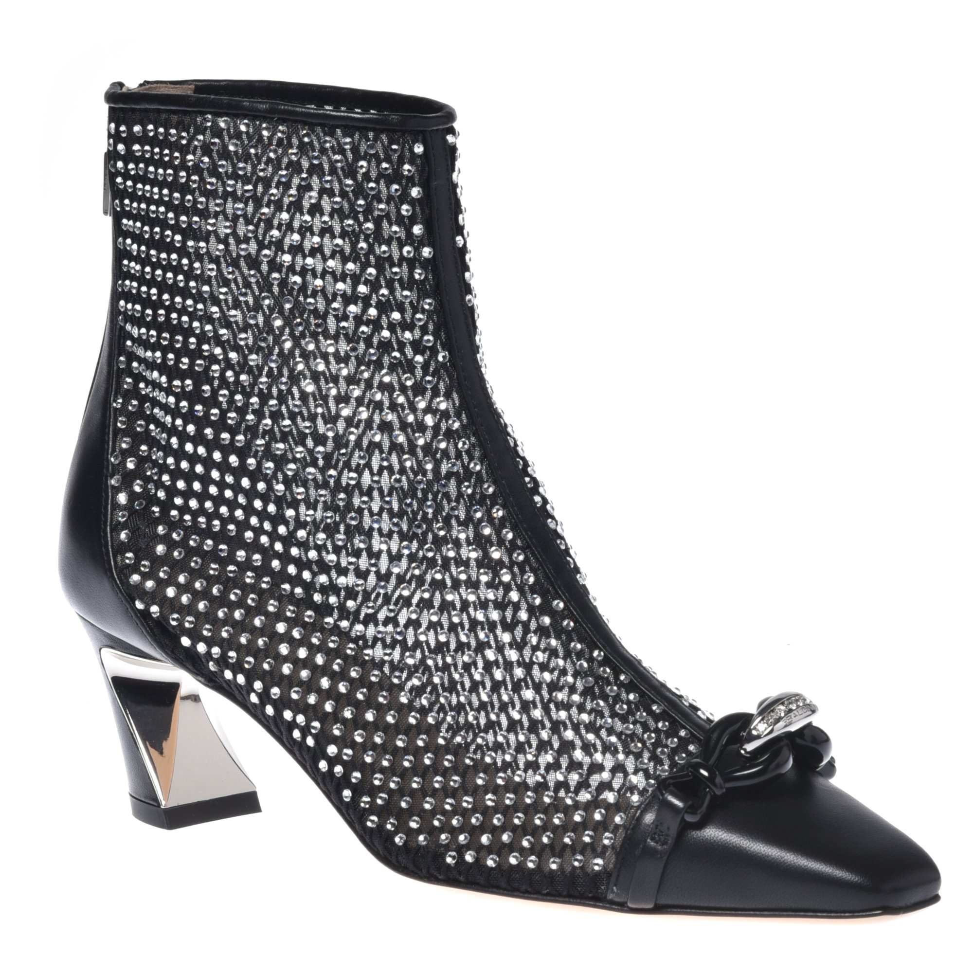 Ankle boot in black mesh image