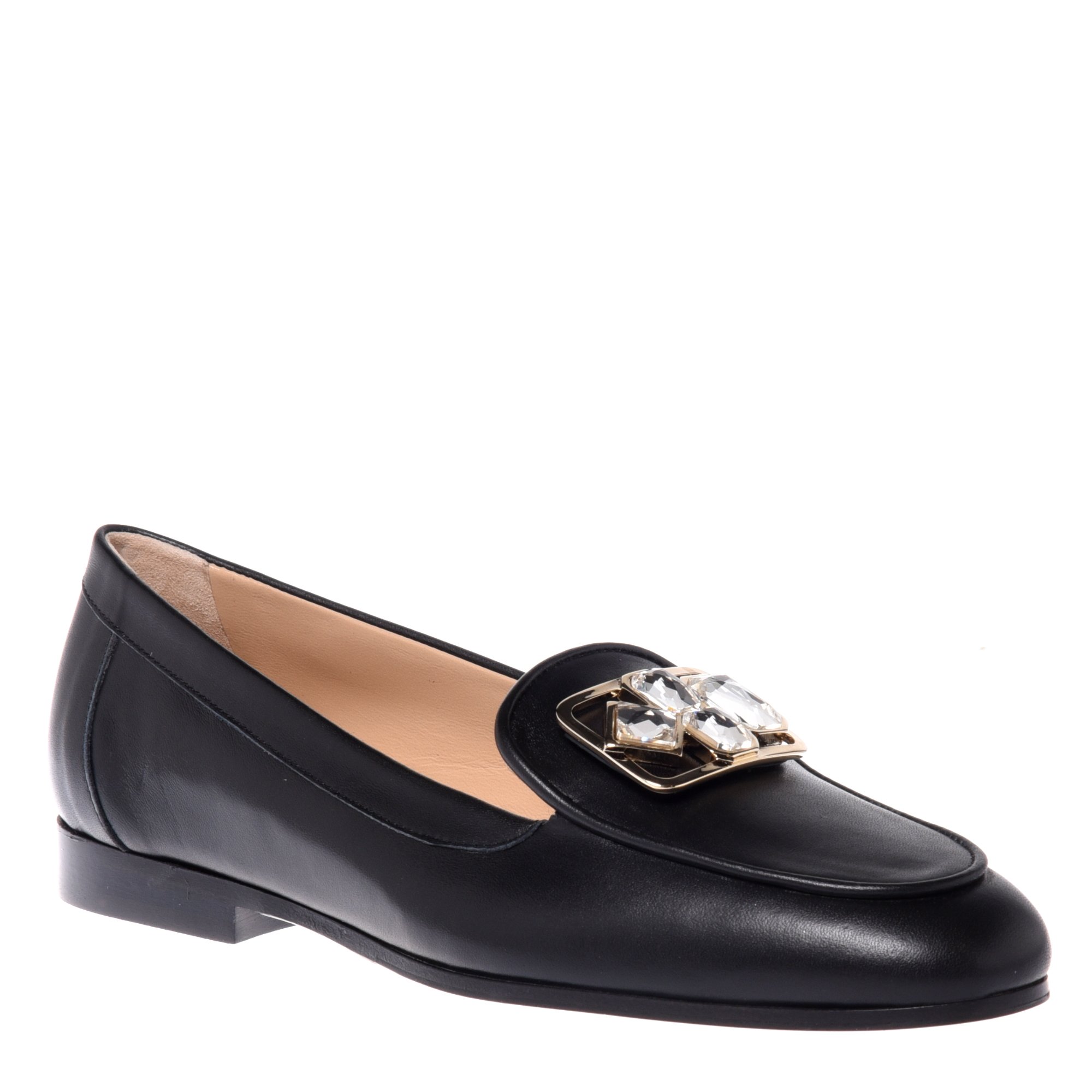 Loafers in black leather image