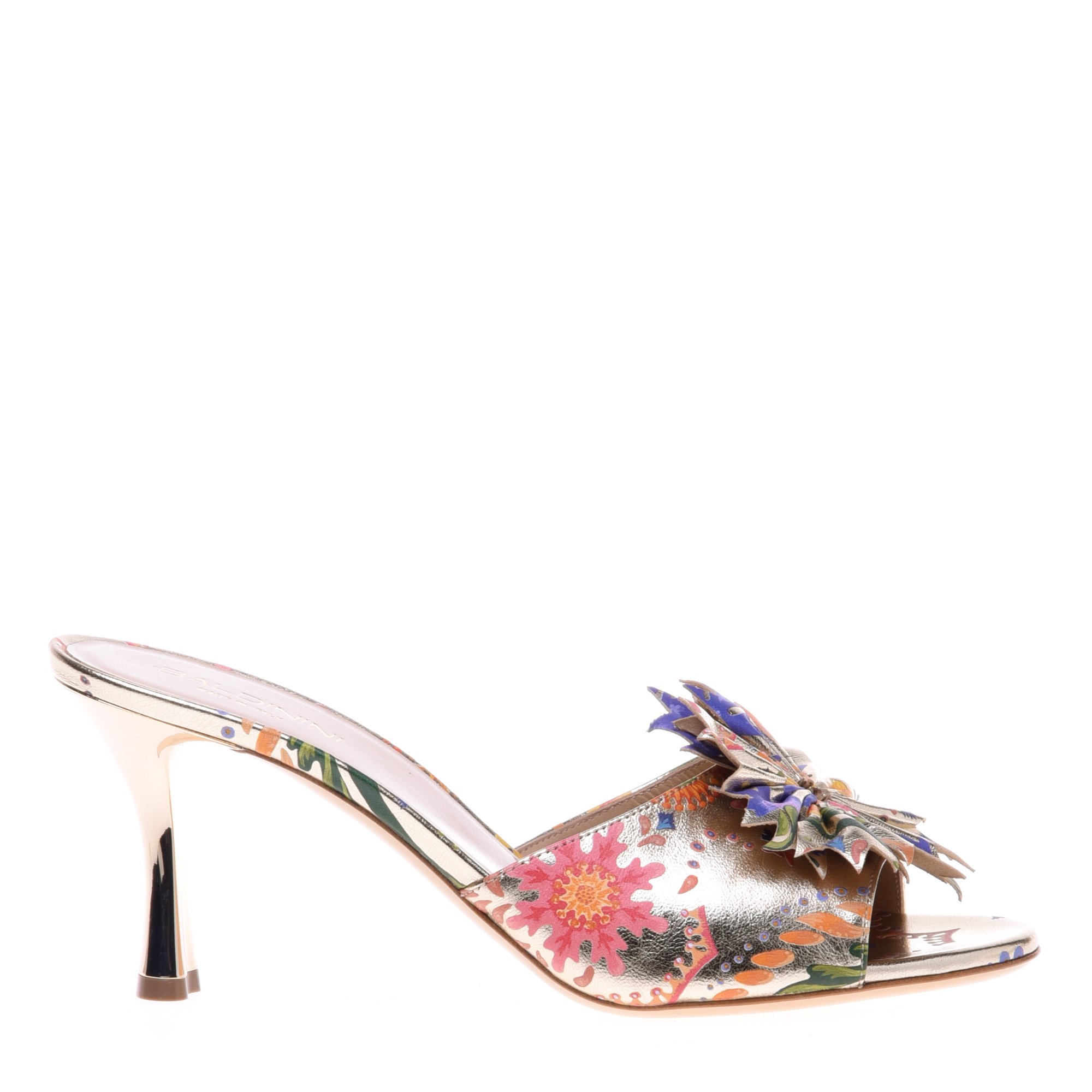 Petal print nappa clogs image