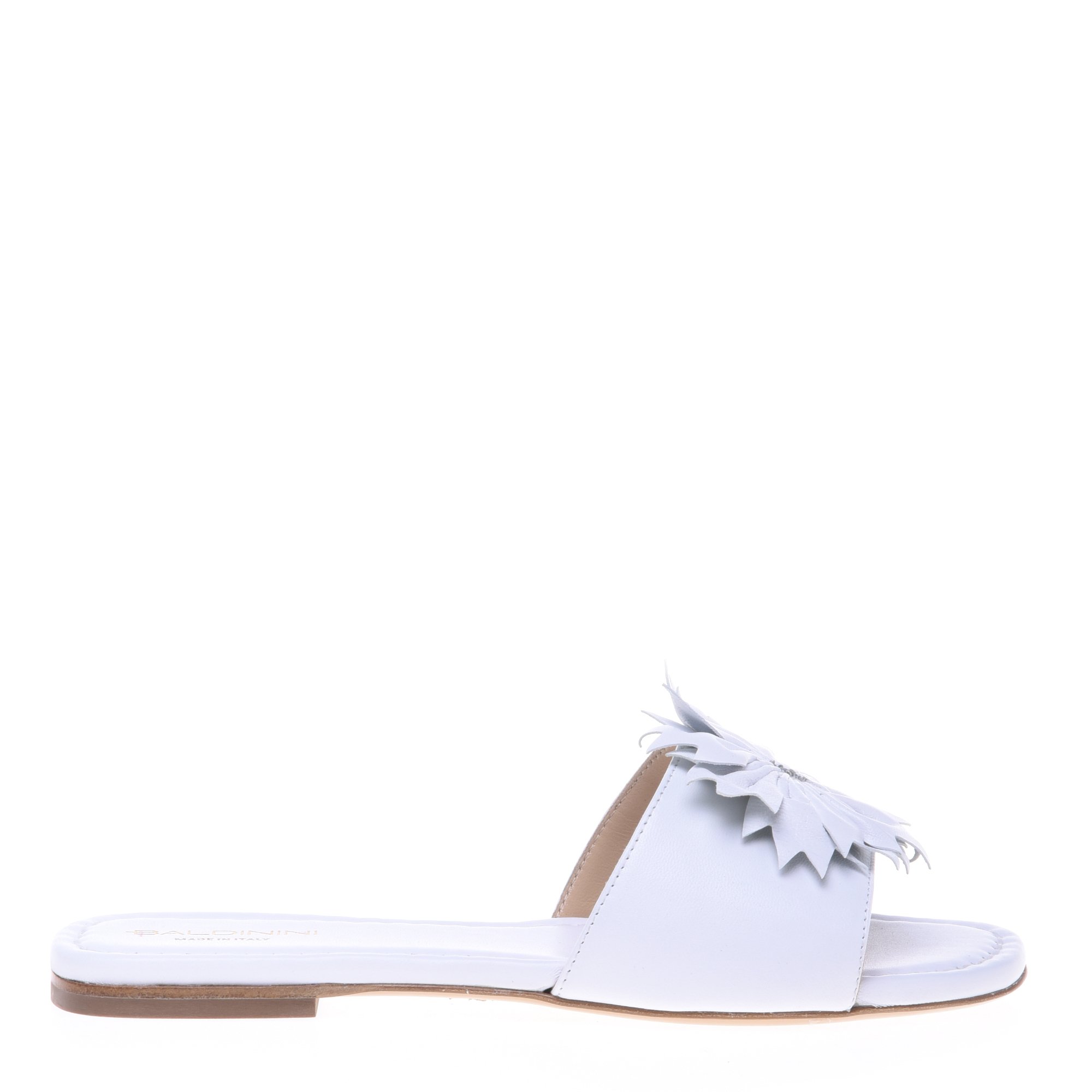 White nappa clogs image