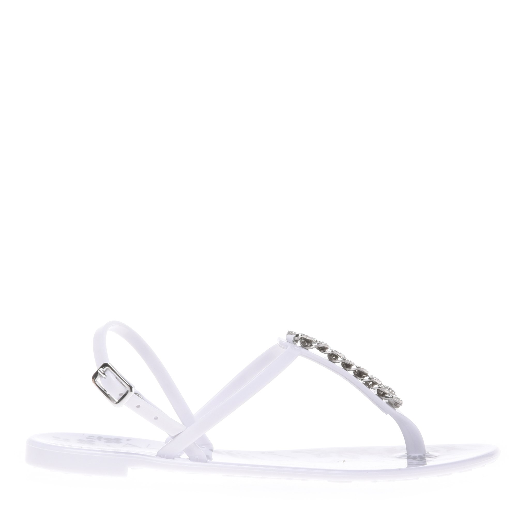 Jelly sandal in white rubber image