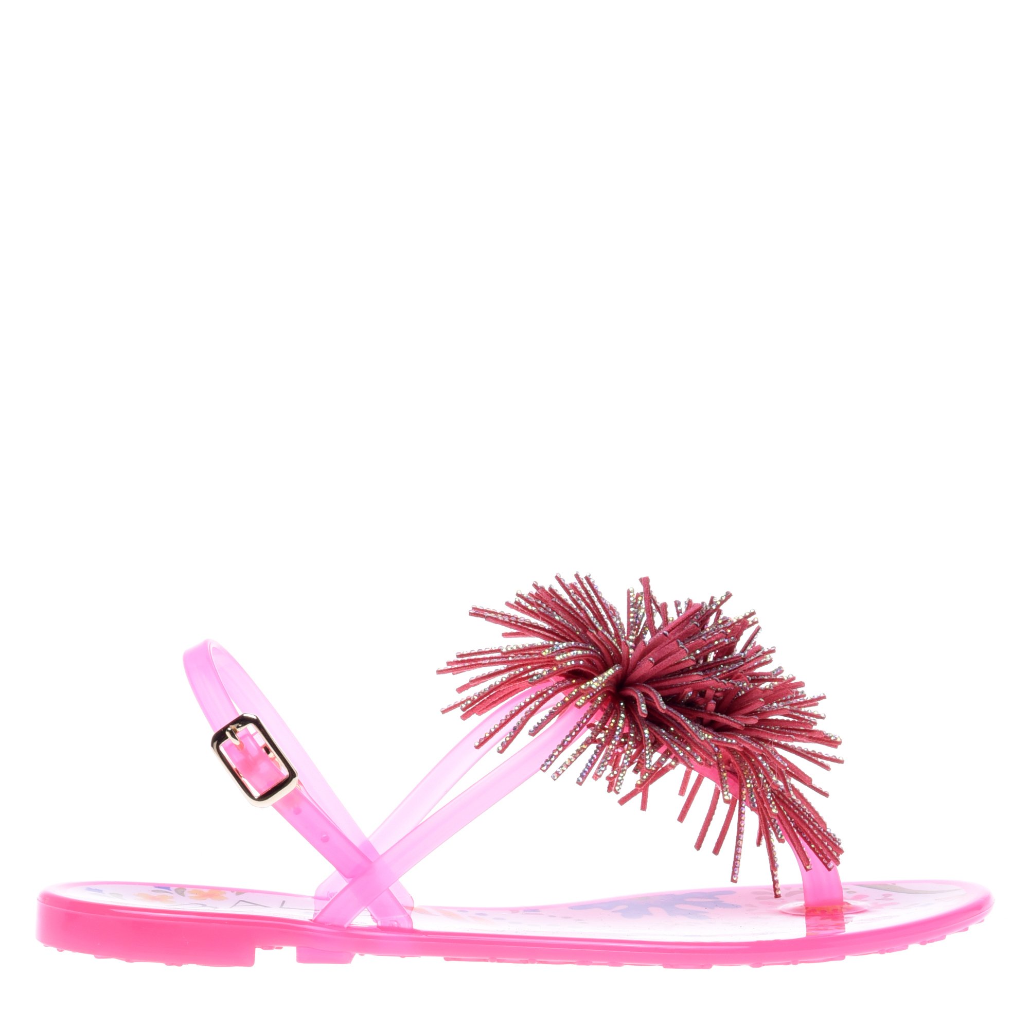 Jelly sandal in pink rubber image
