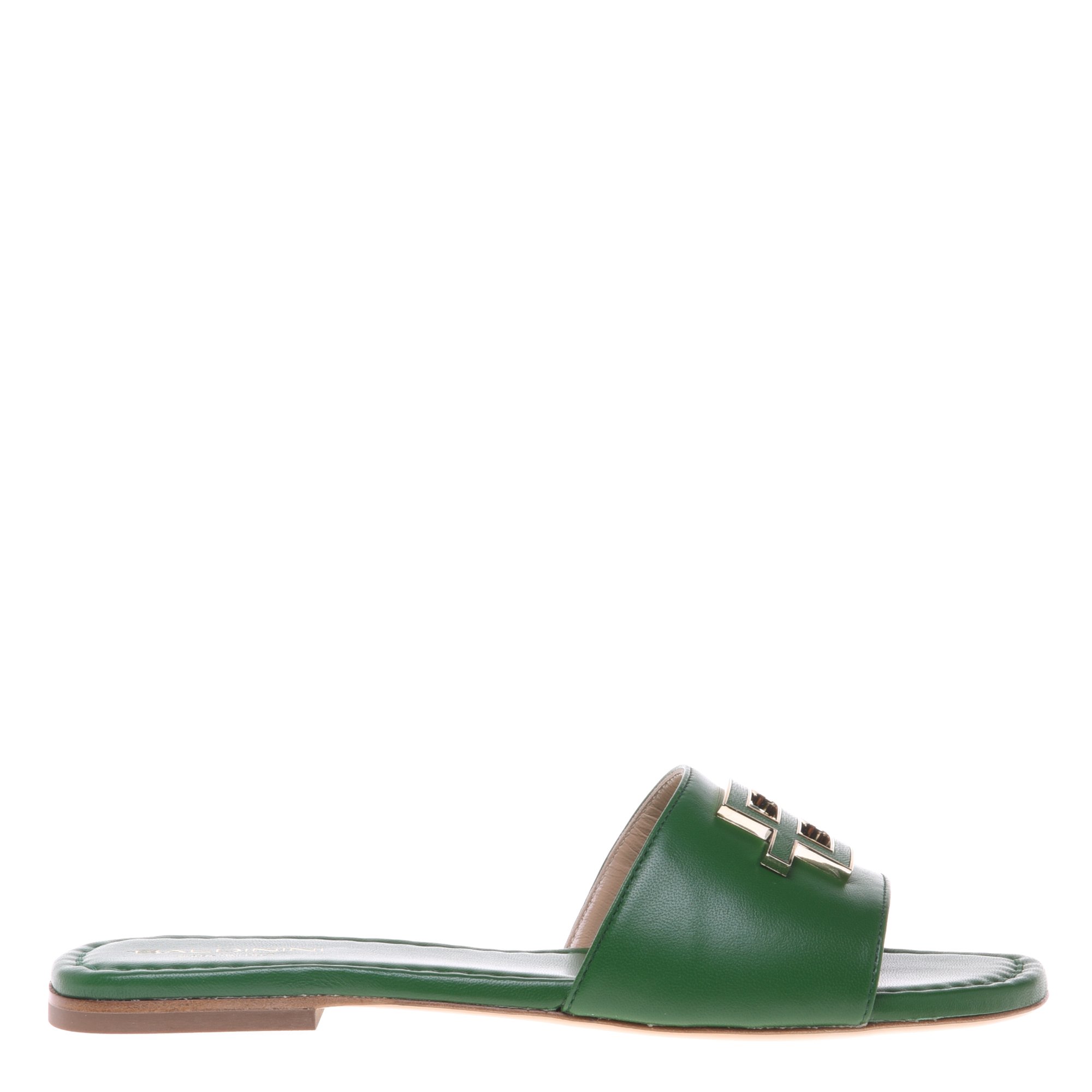 Green nappa clogs image