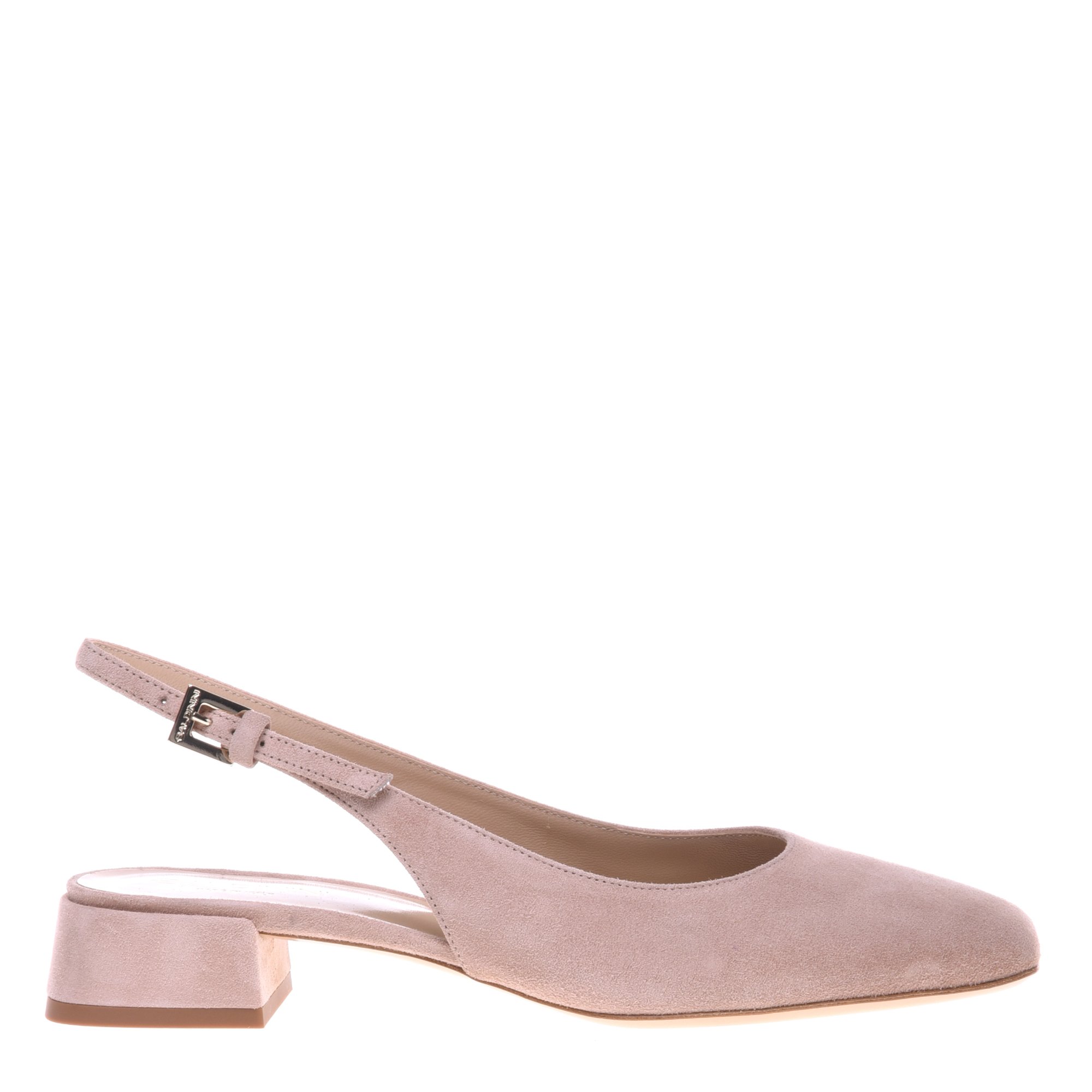 Nude suede slingback image