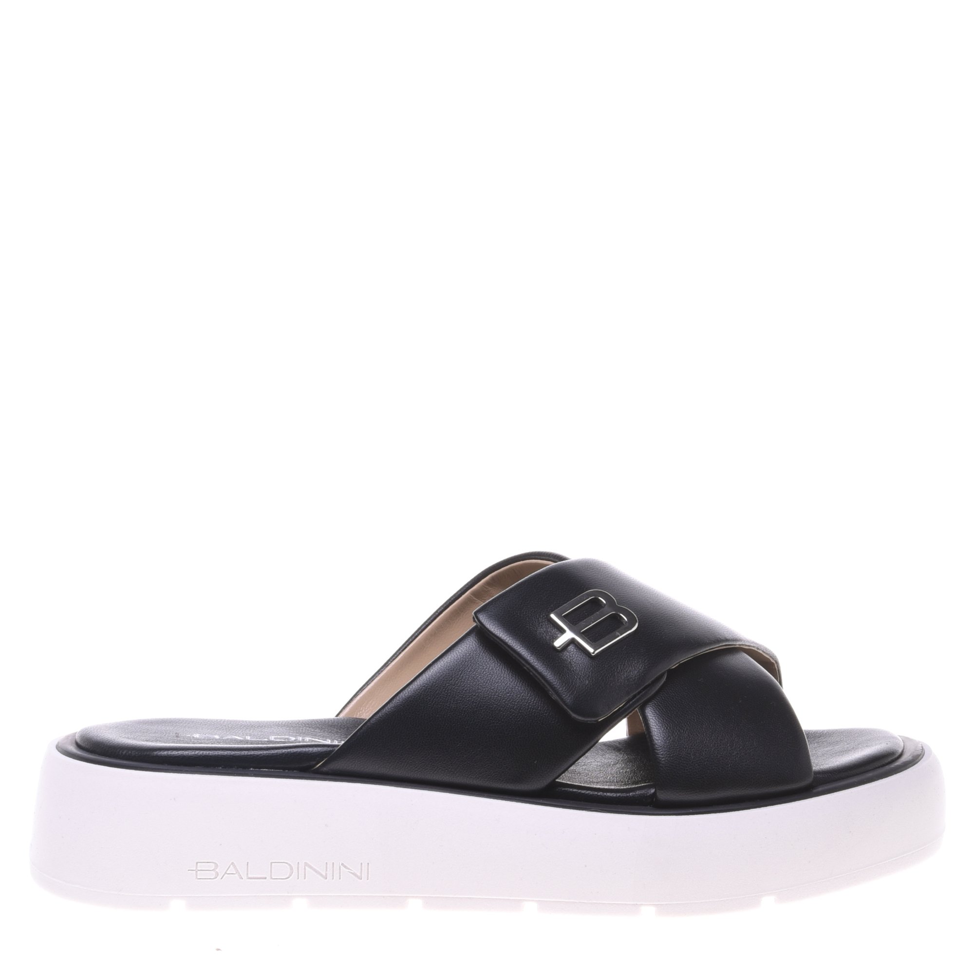 Black nappa clogs image