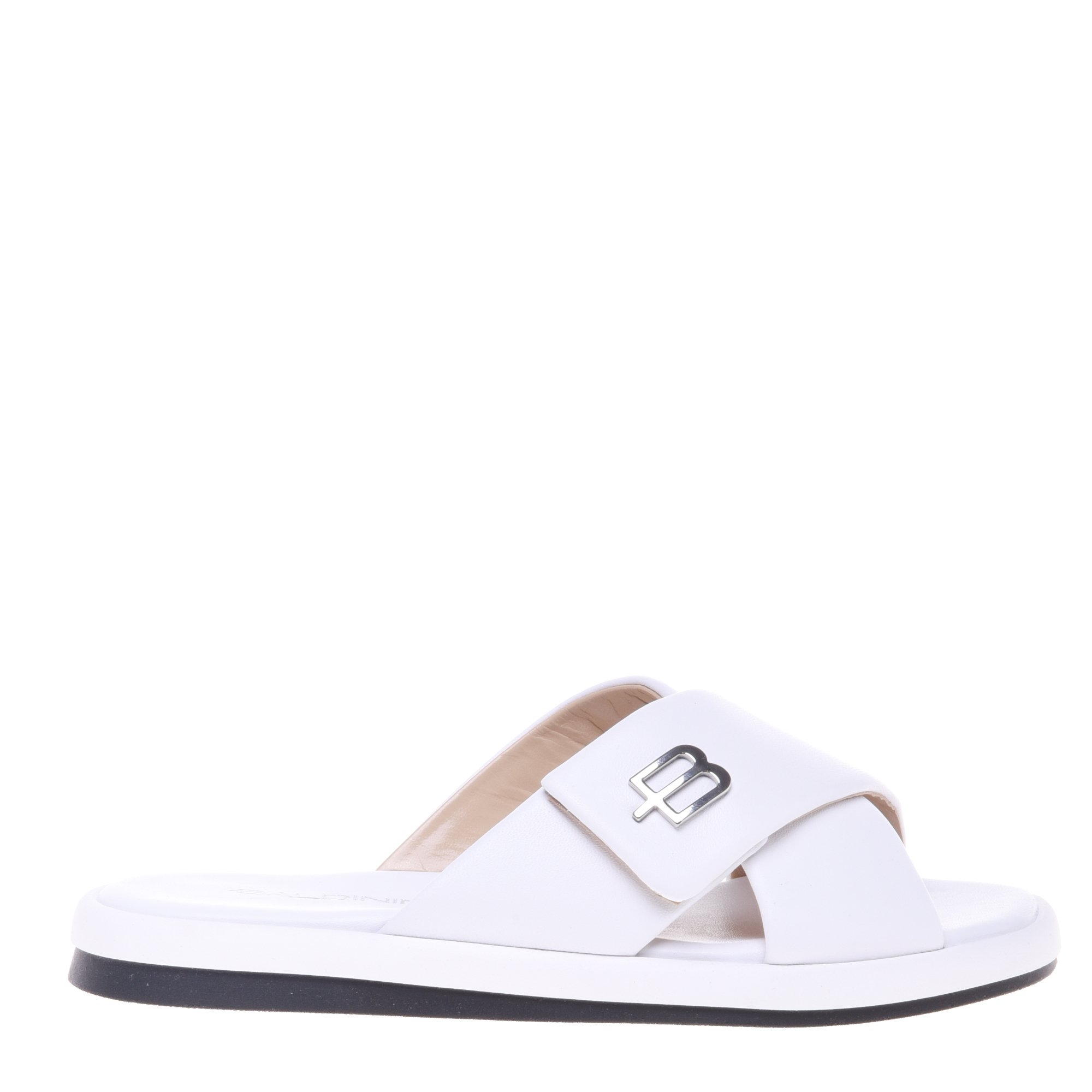White nappa clogs image