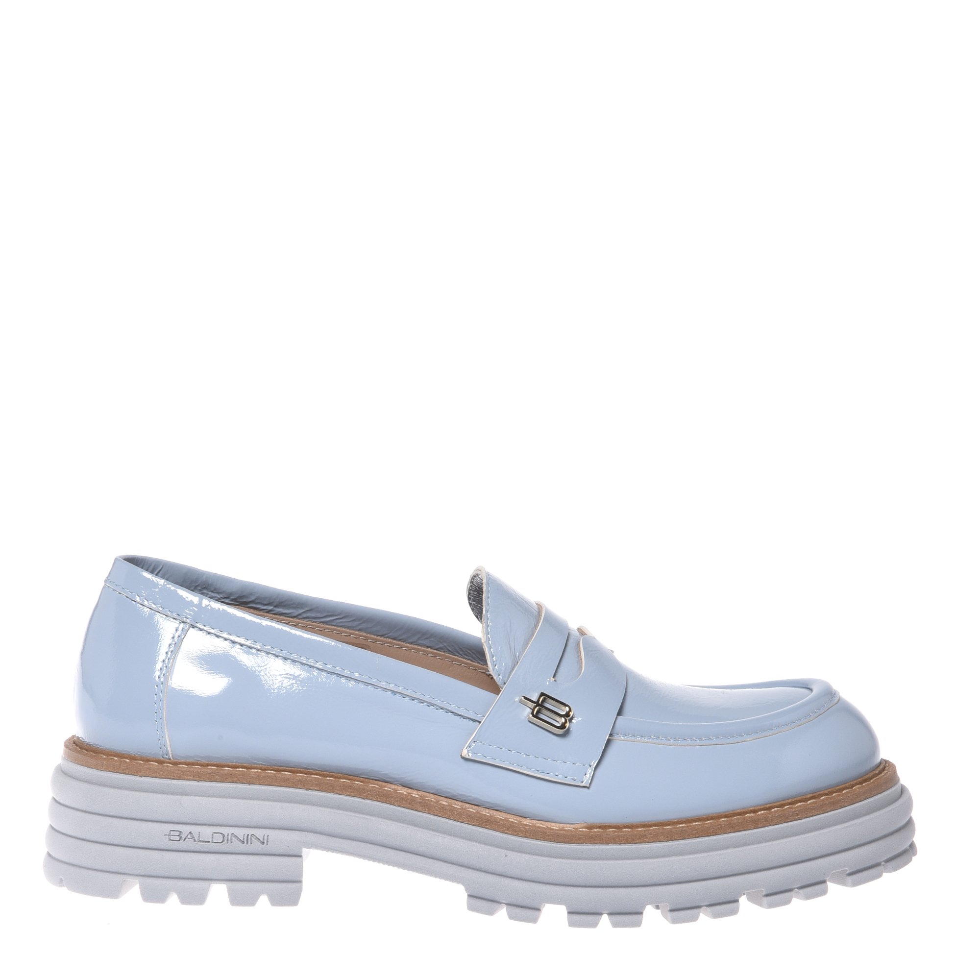 Light blue naplak loafer image
