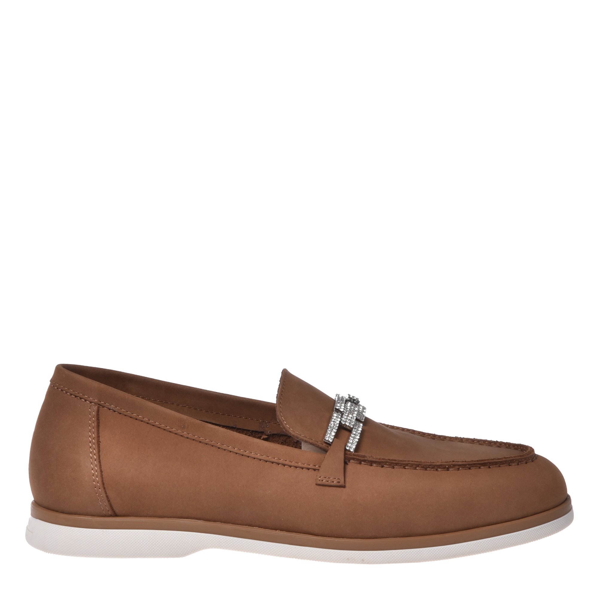 Leather nubuck loafer image