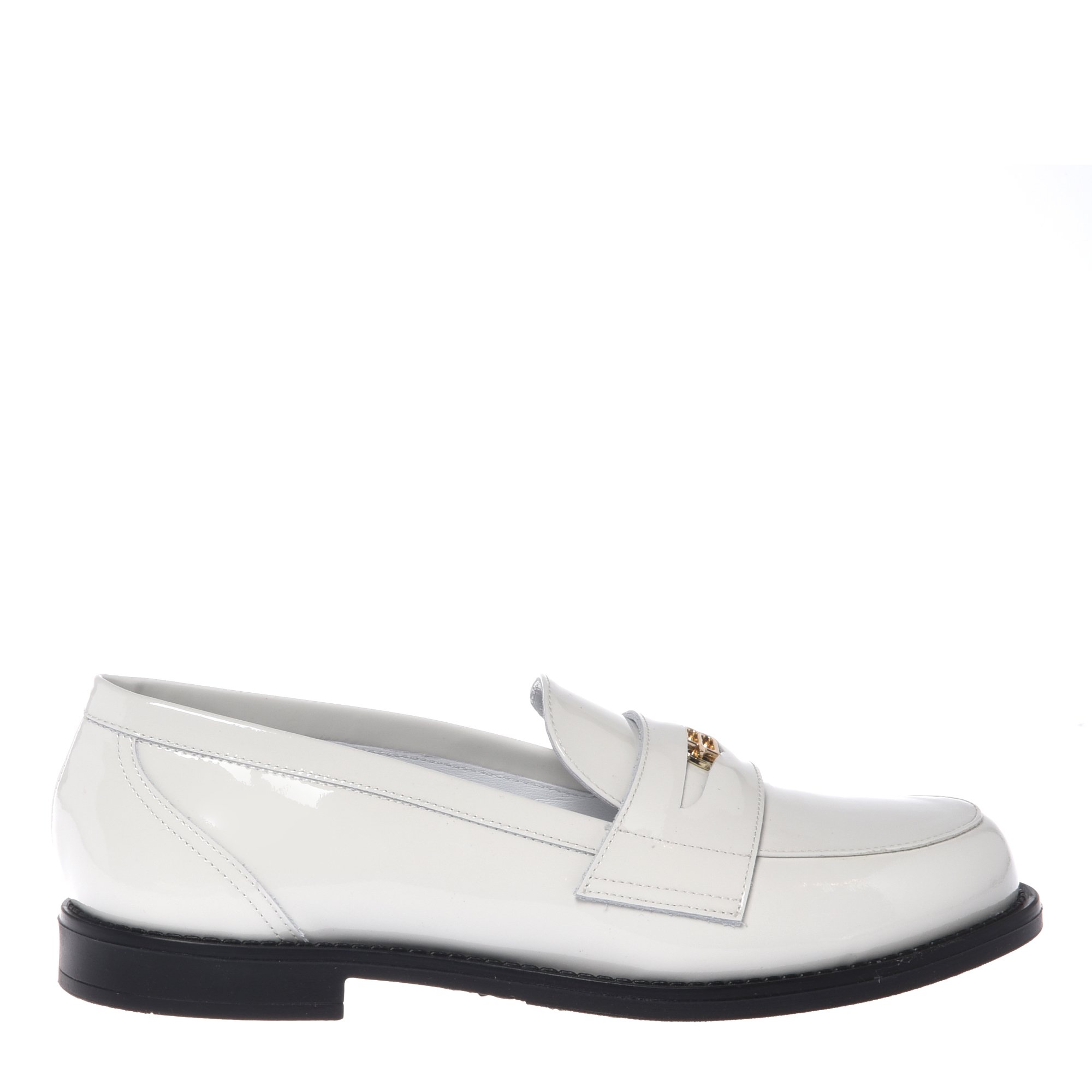Off white patent loafer image