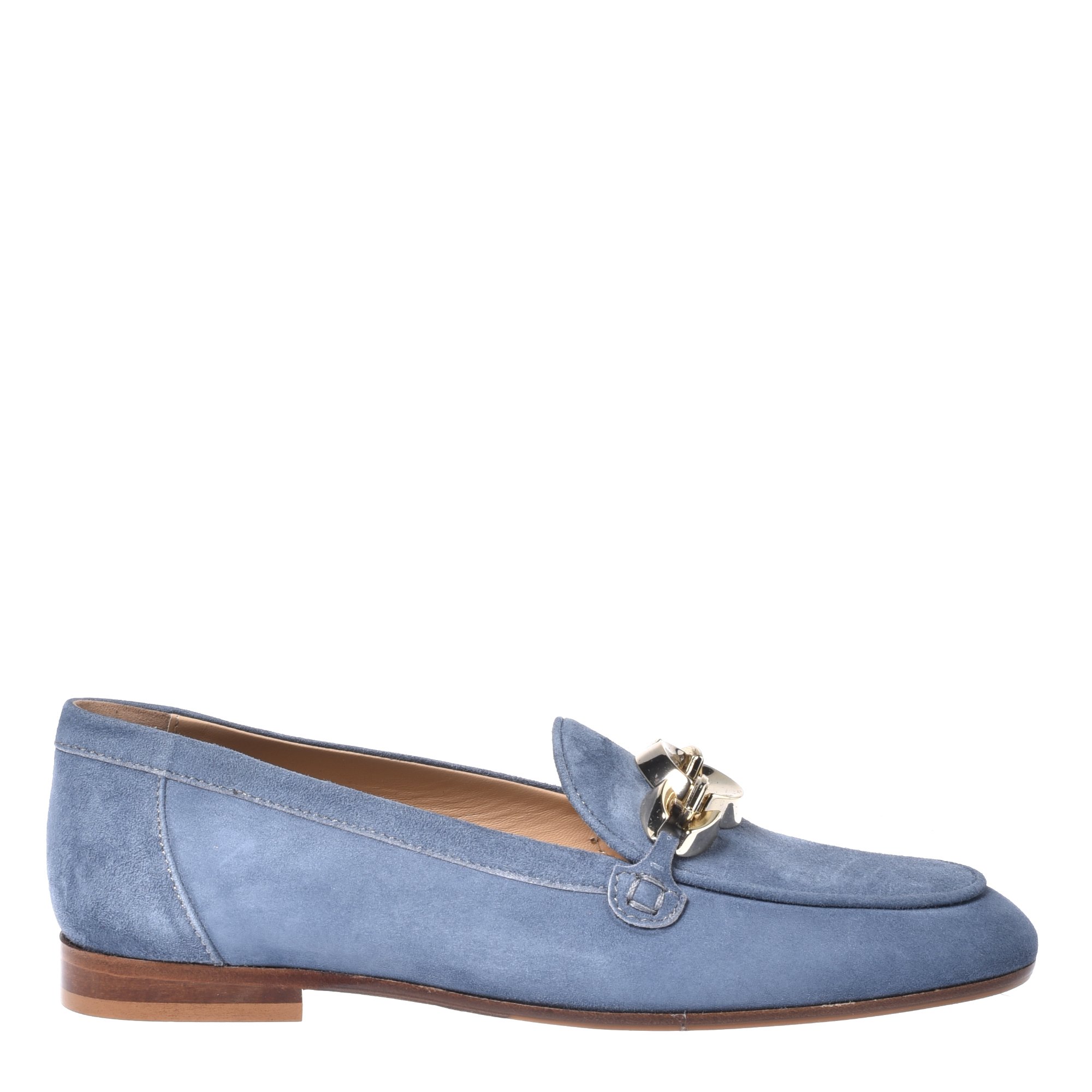 Air force blue suede loafers image