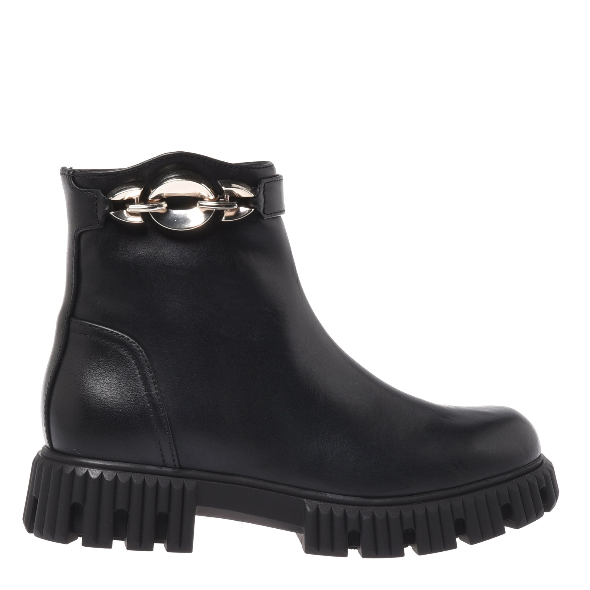 Ankle boots in black leather image