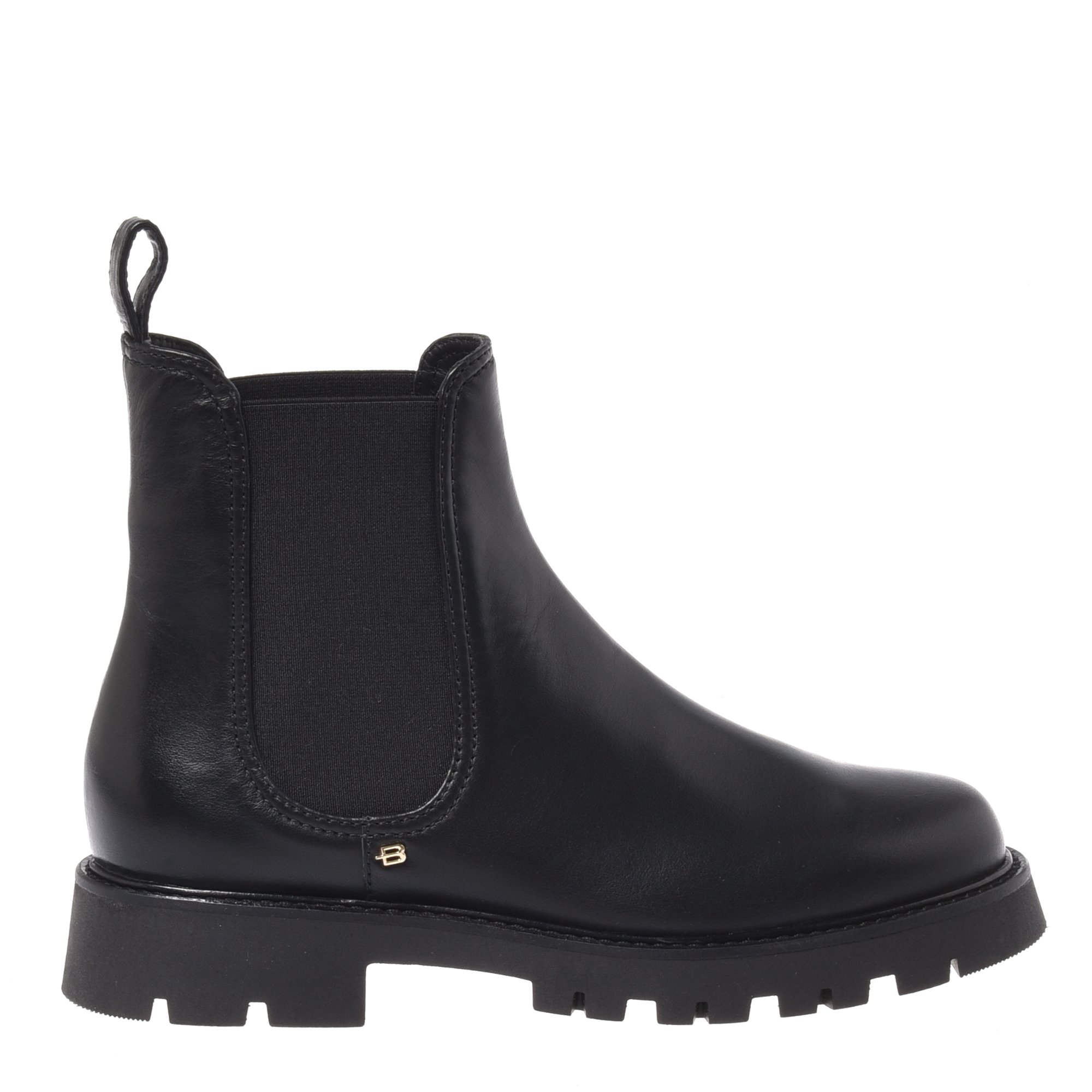 Ankle boots in black leather image