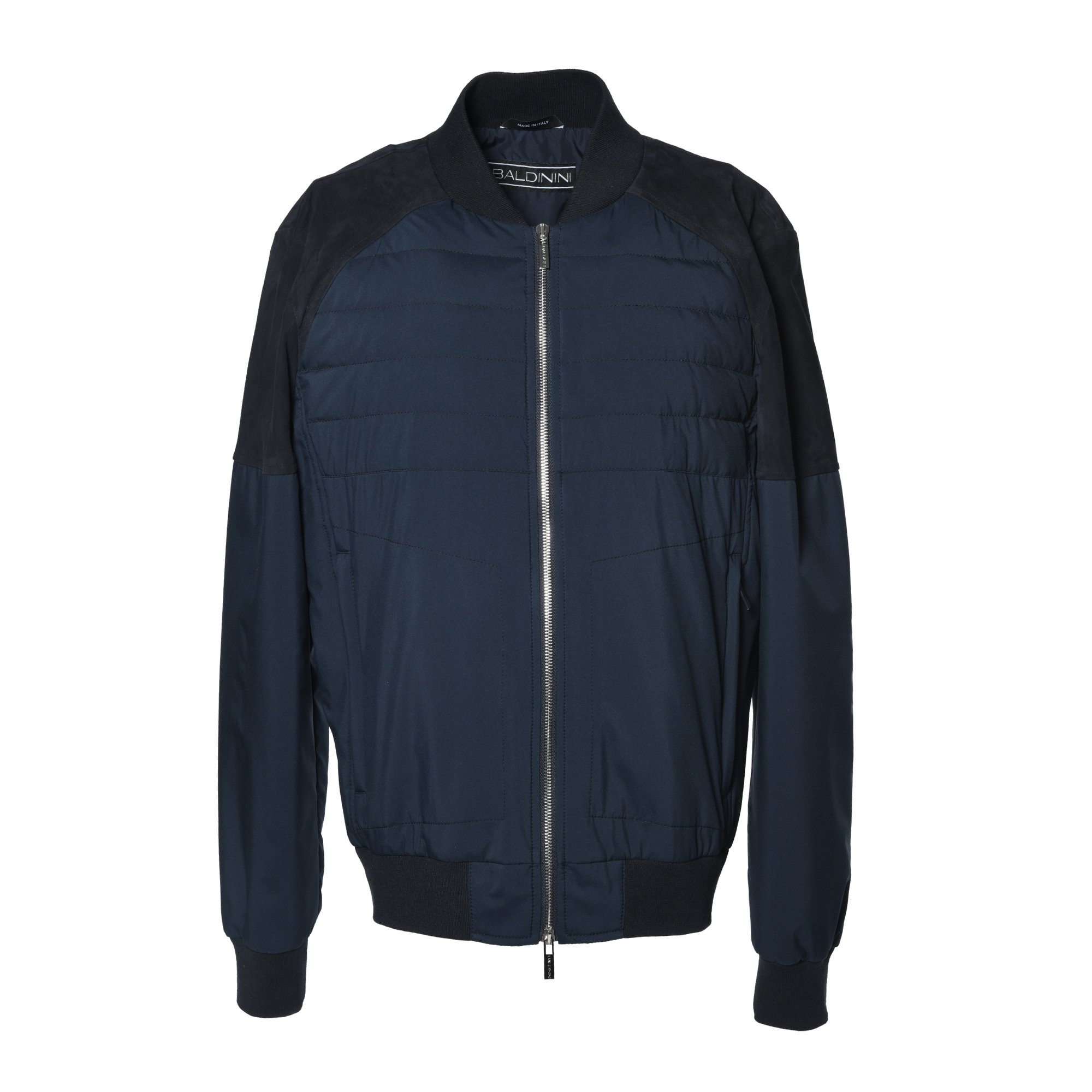 Jacket in dark blue fabric image