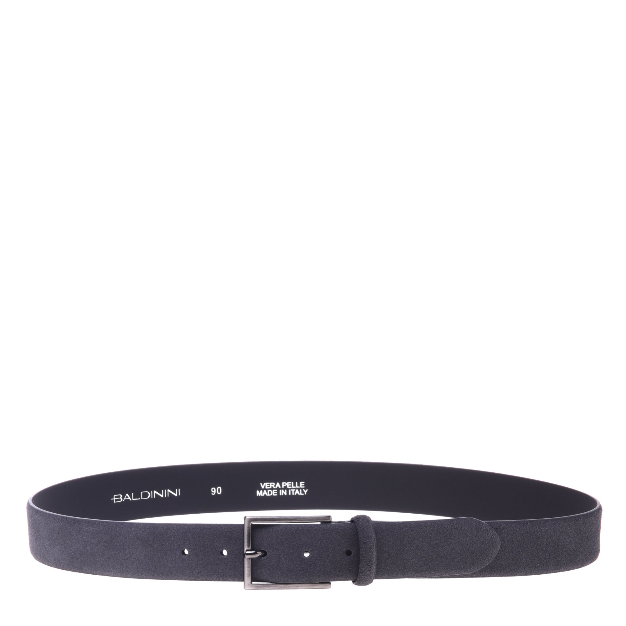 Dark grey suede belt image