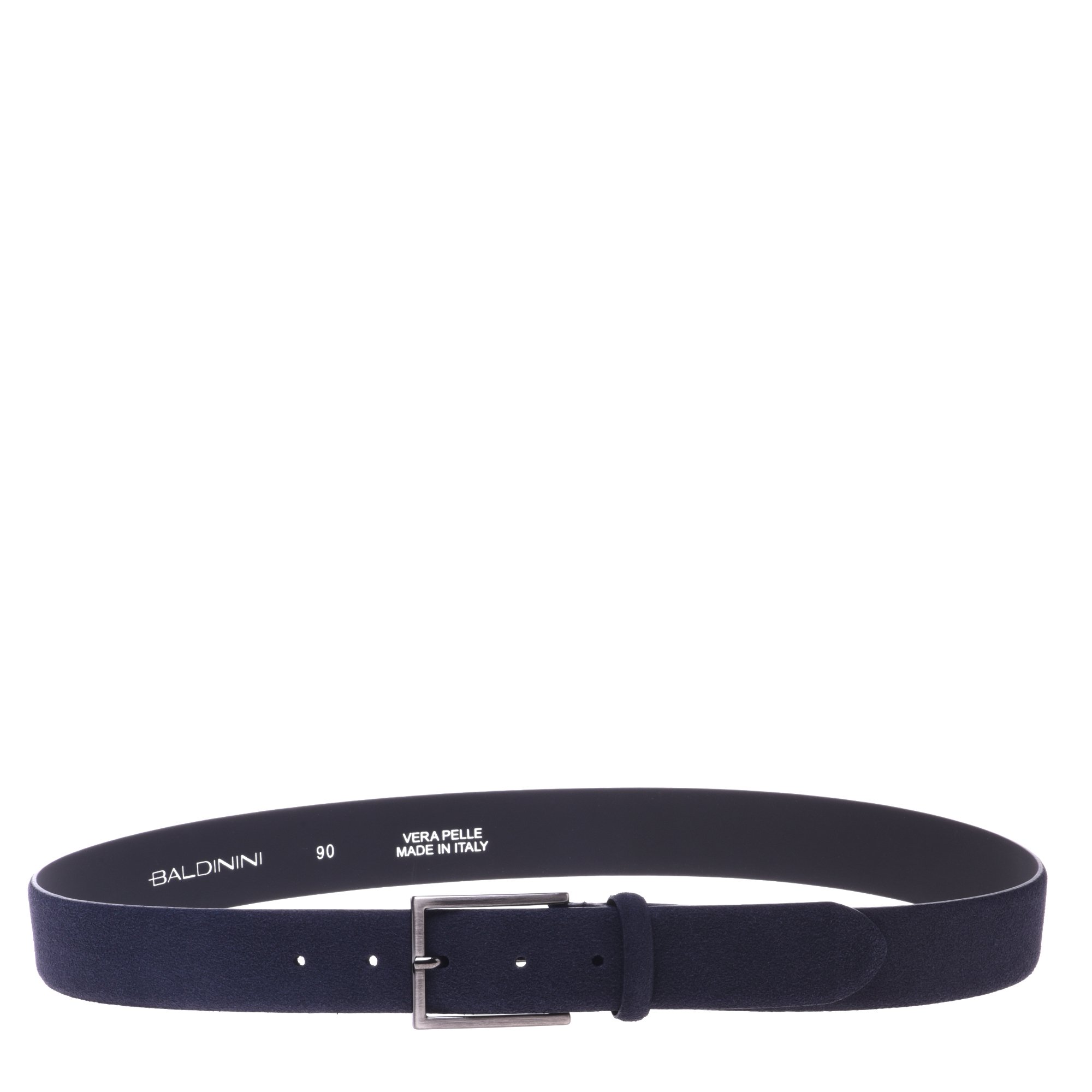Dark blue suede belt image