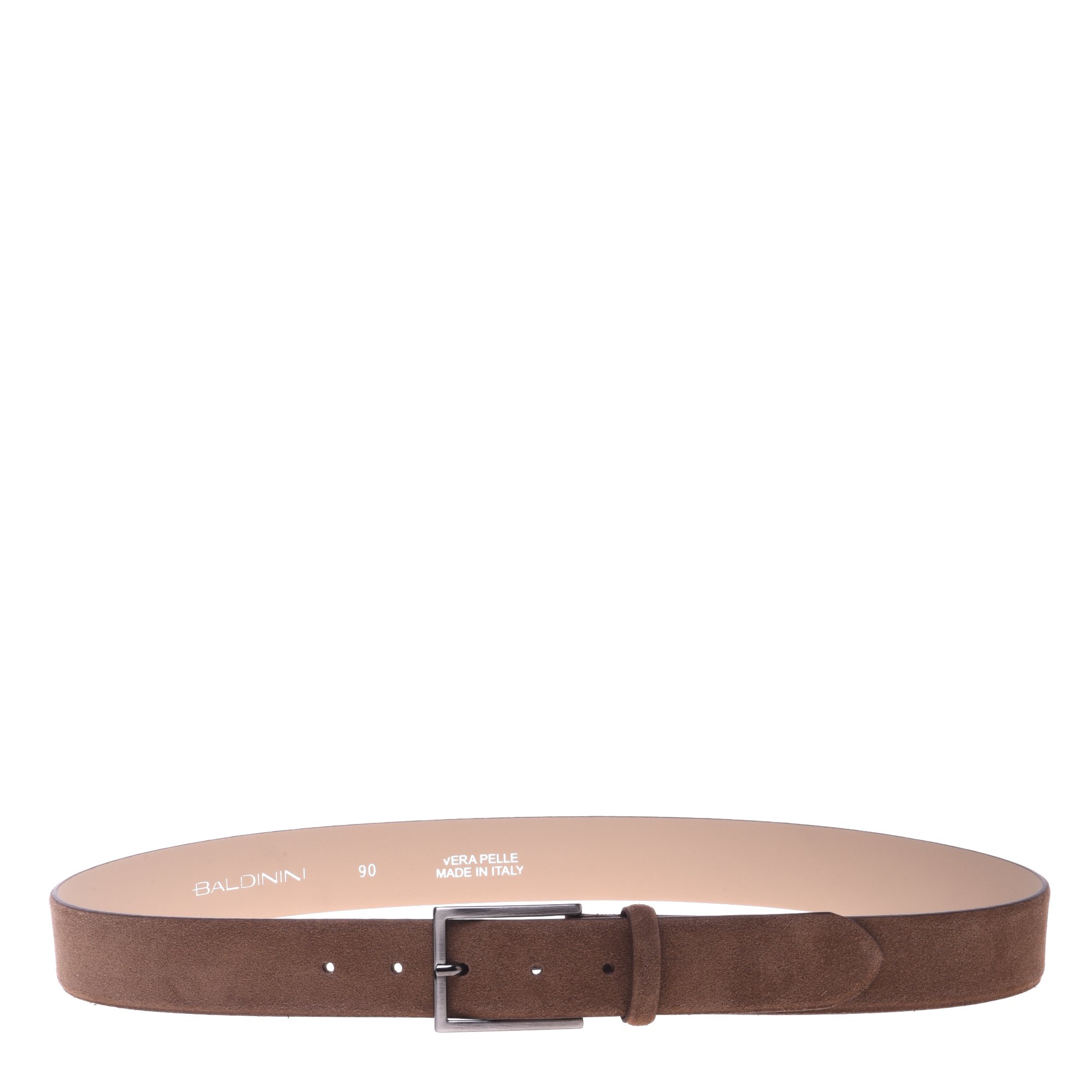 Belt in brown suede image