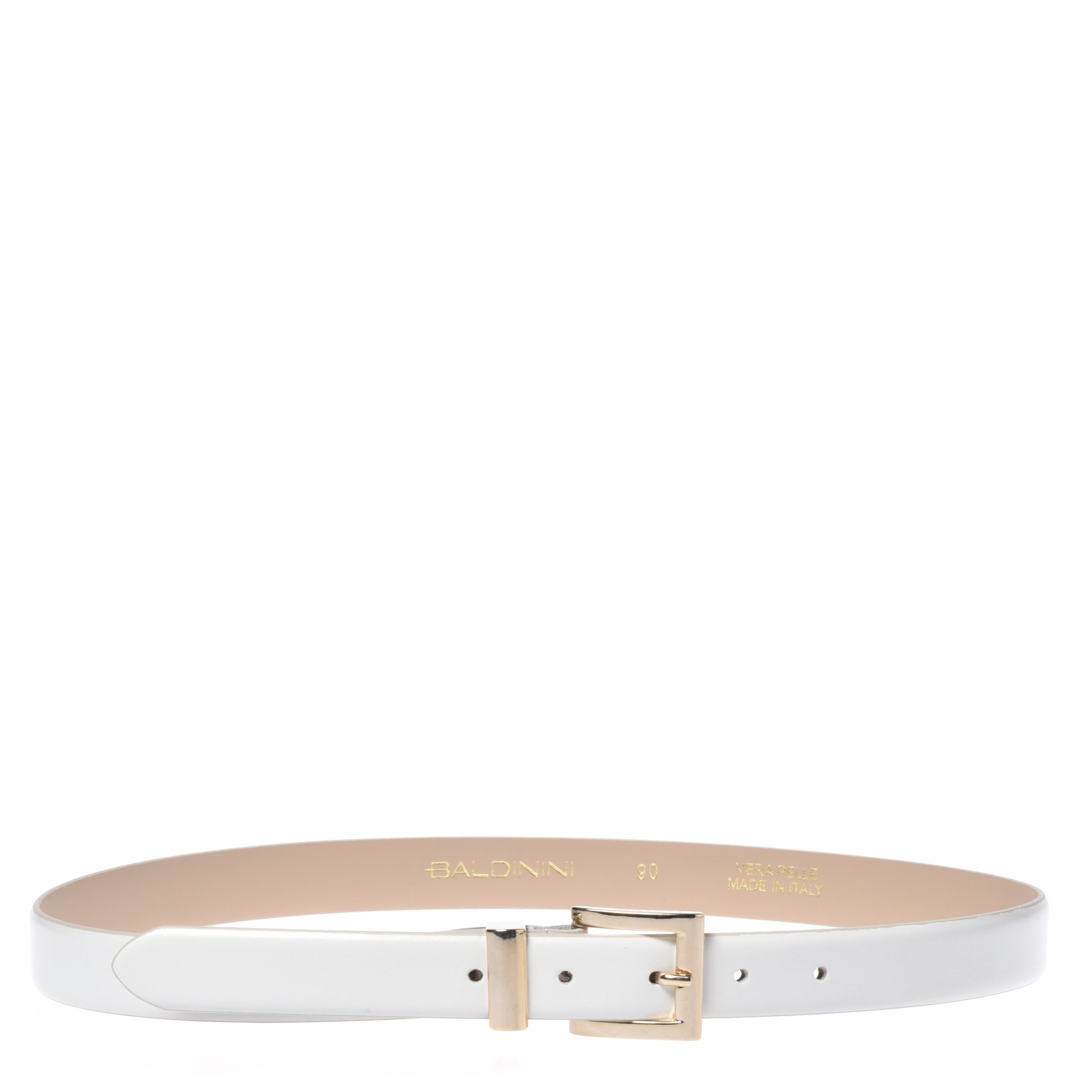 Belt in cream calfskin image