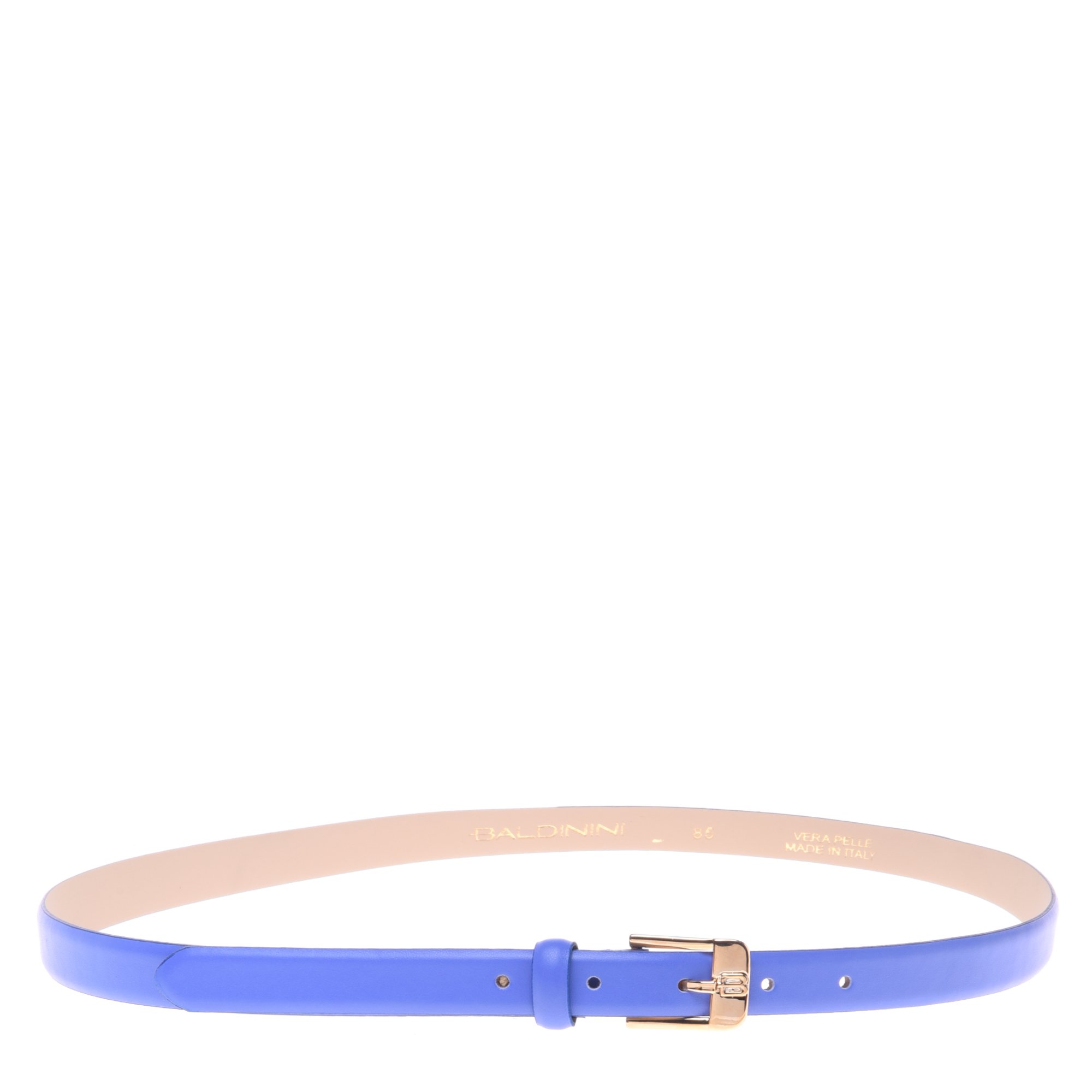 Air force blue leather belt image