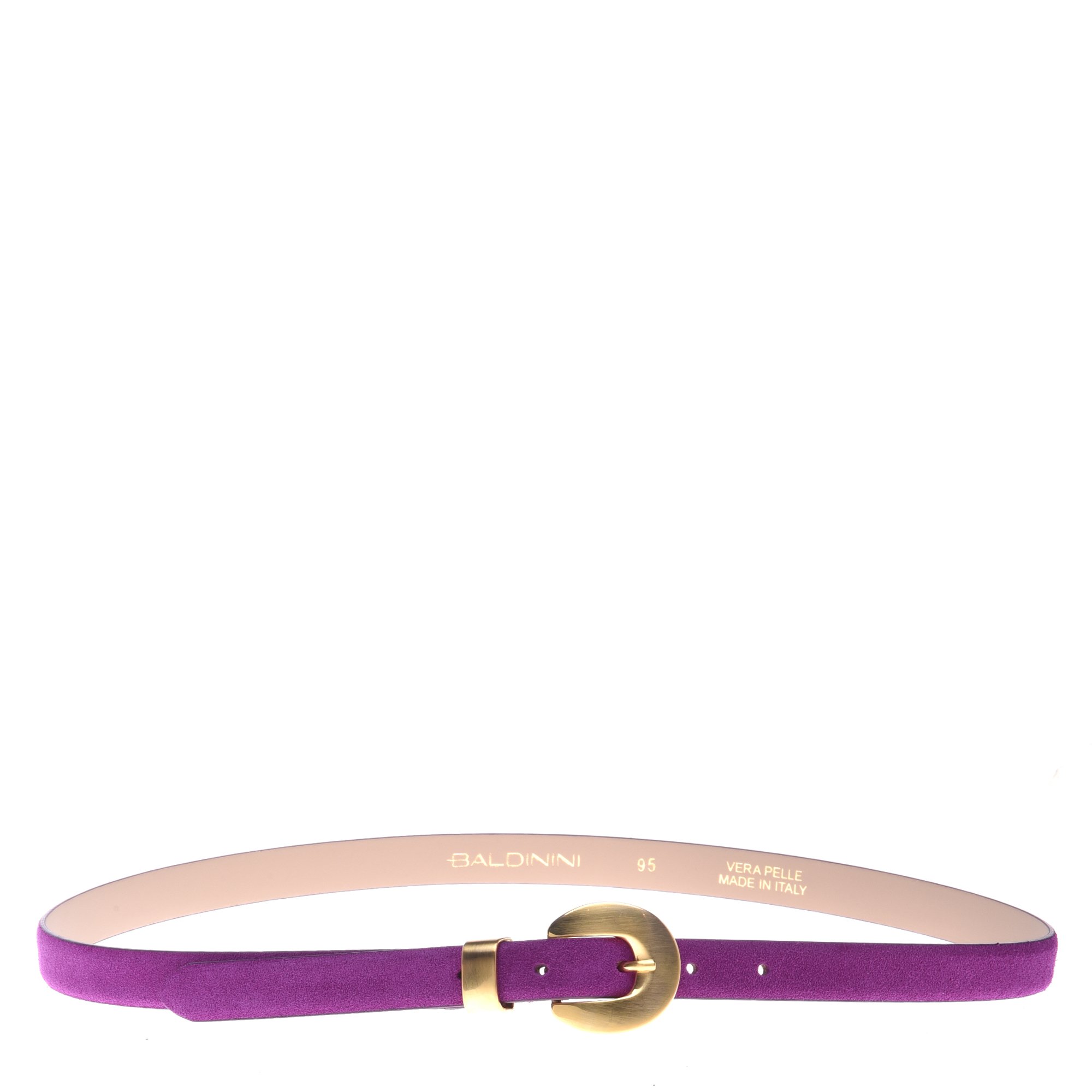 Belt in purple suede image