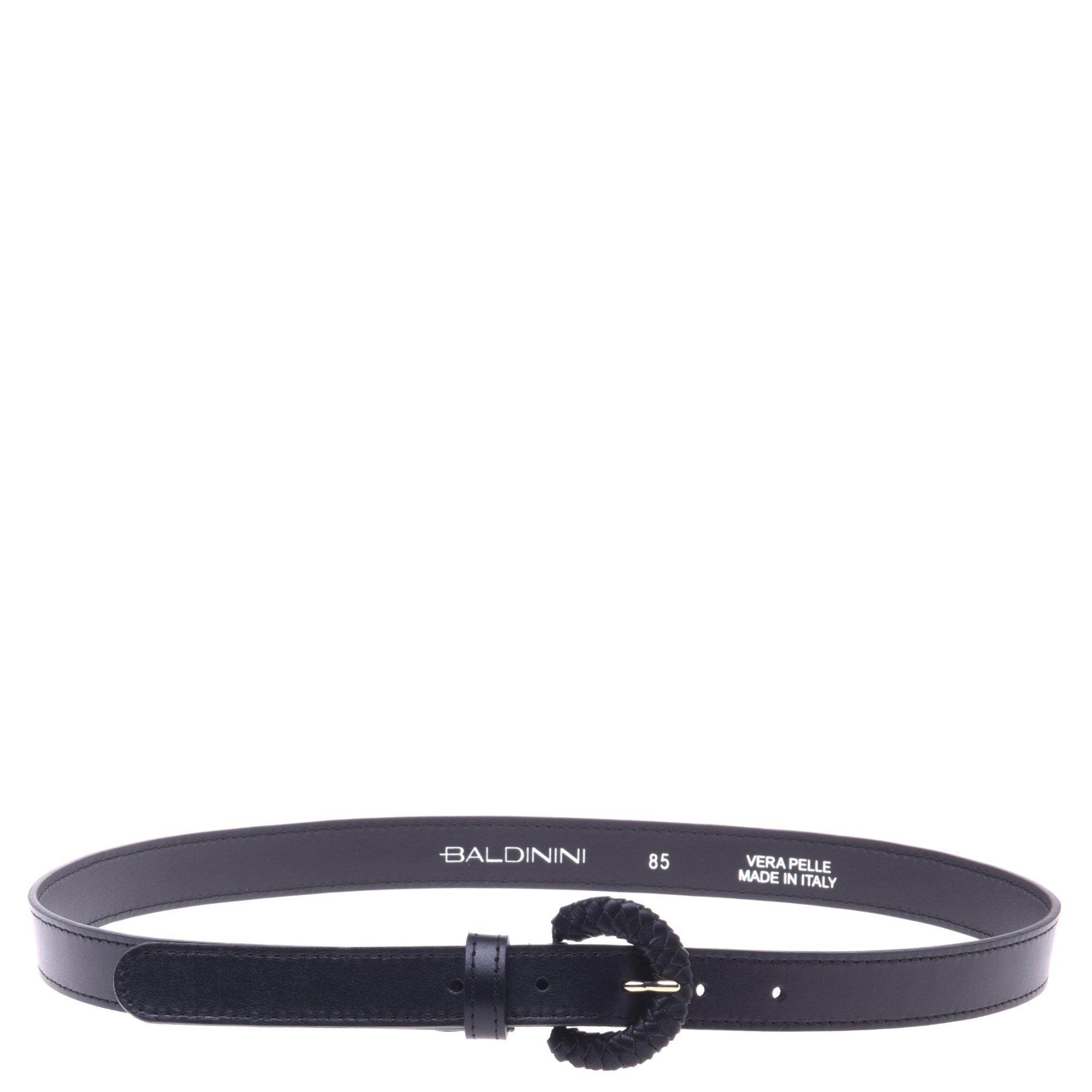 Belt in black leather image