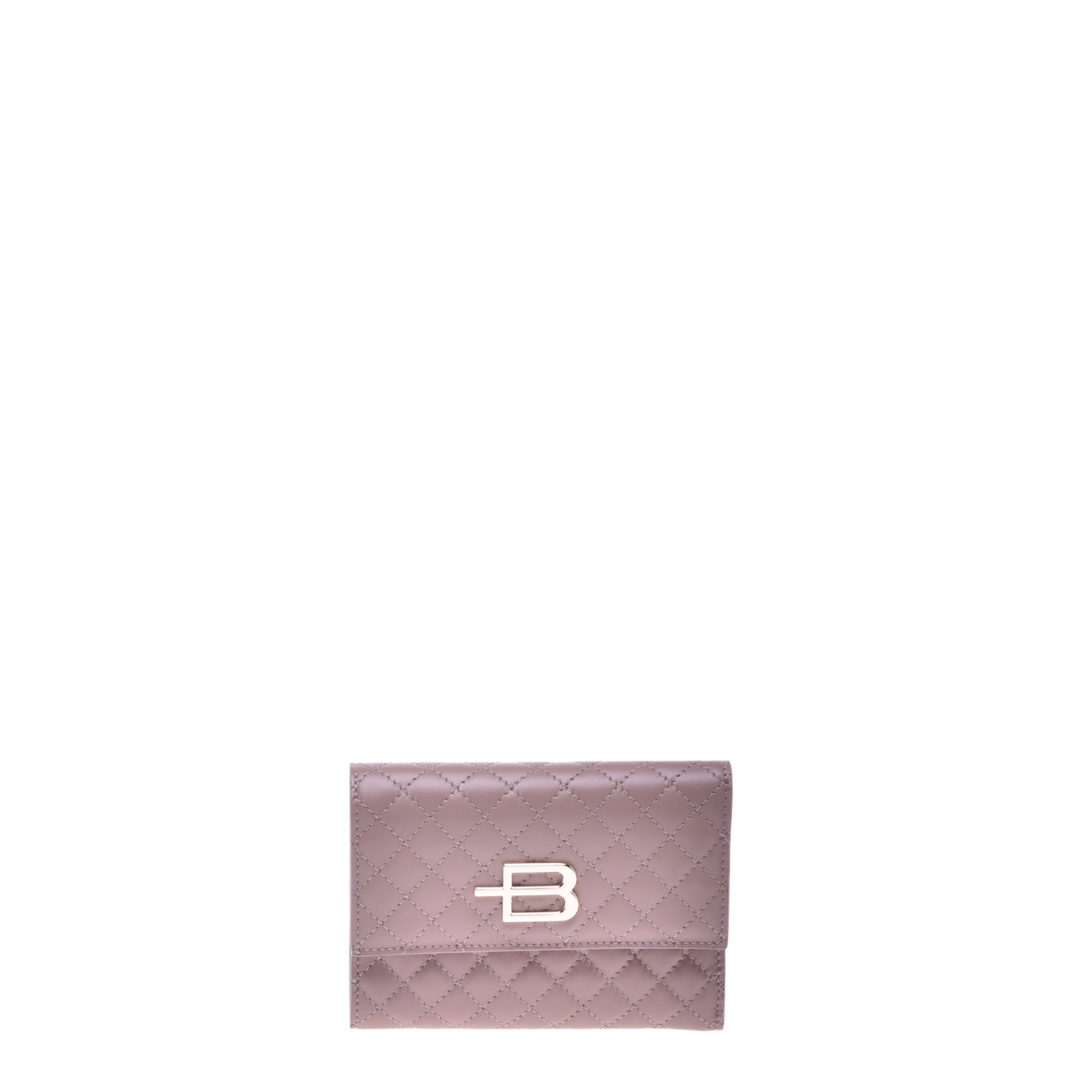 Wallet in black nude leather image